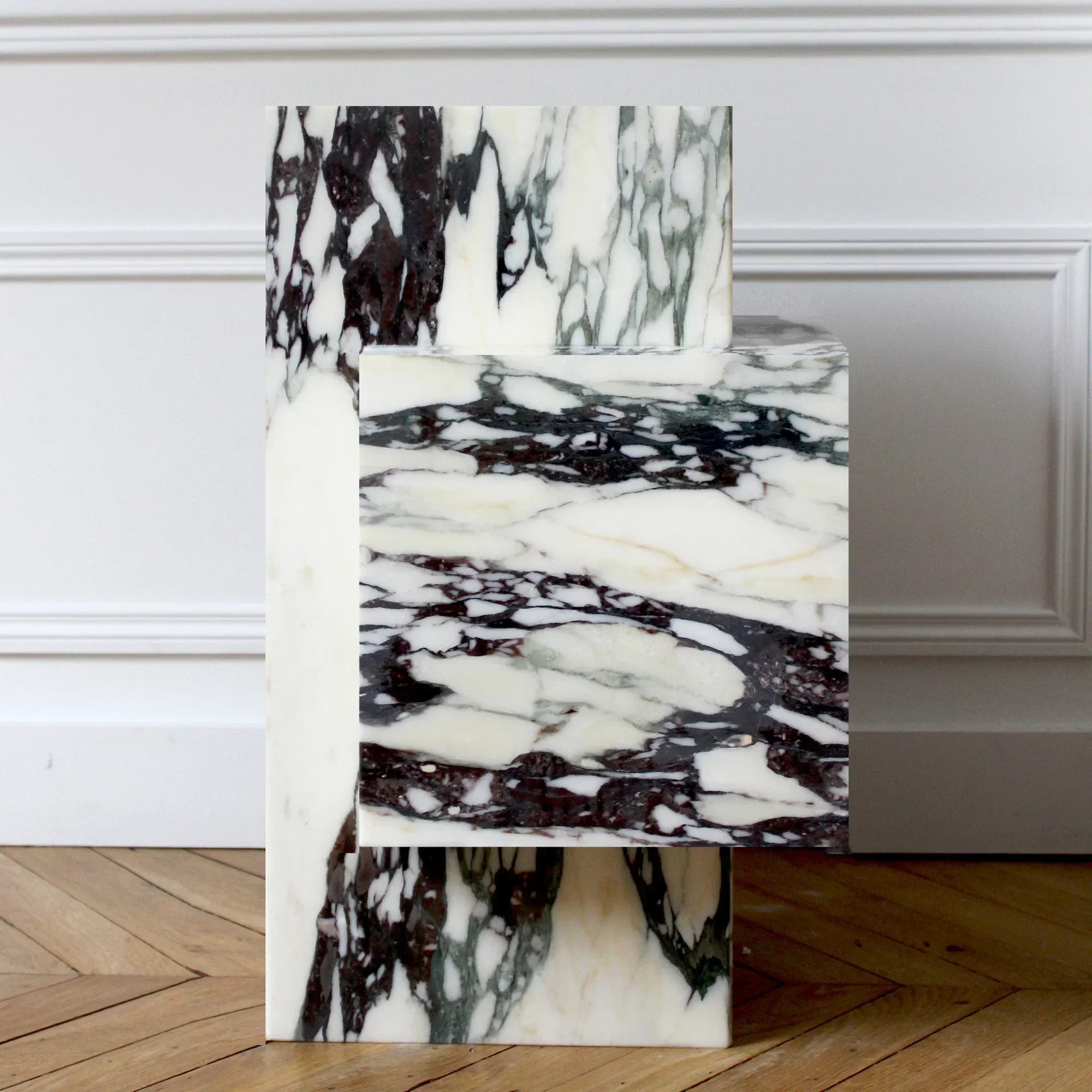 Meet the ELLA Calacatta Viola Luxury Designer Marble Table: Where Art Meets Function