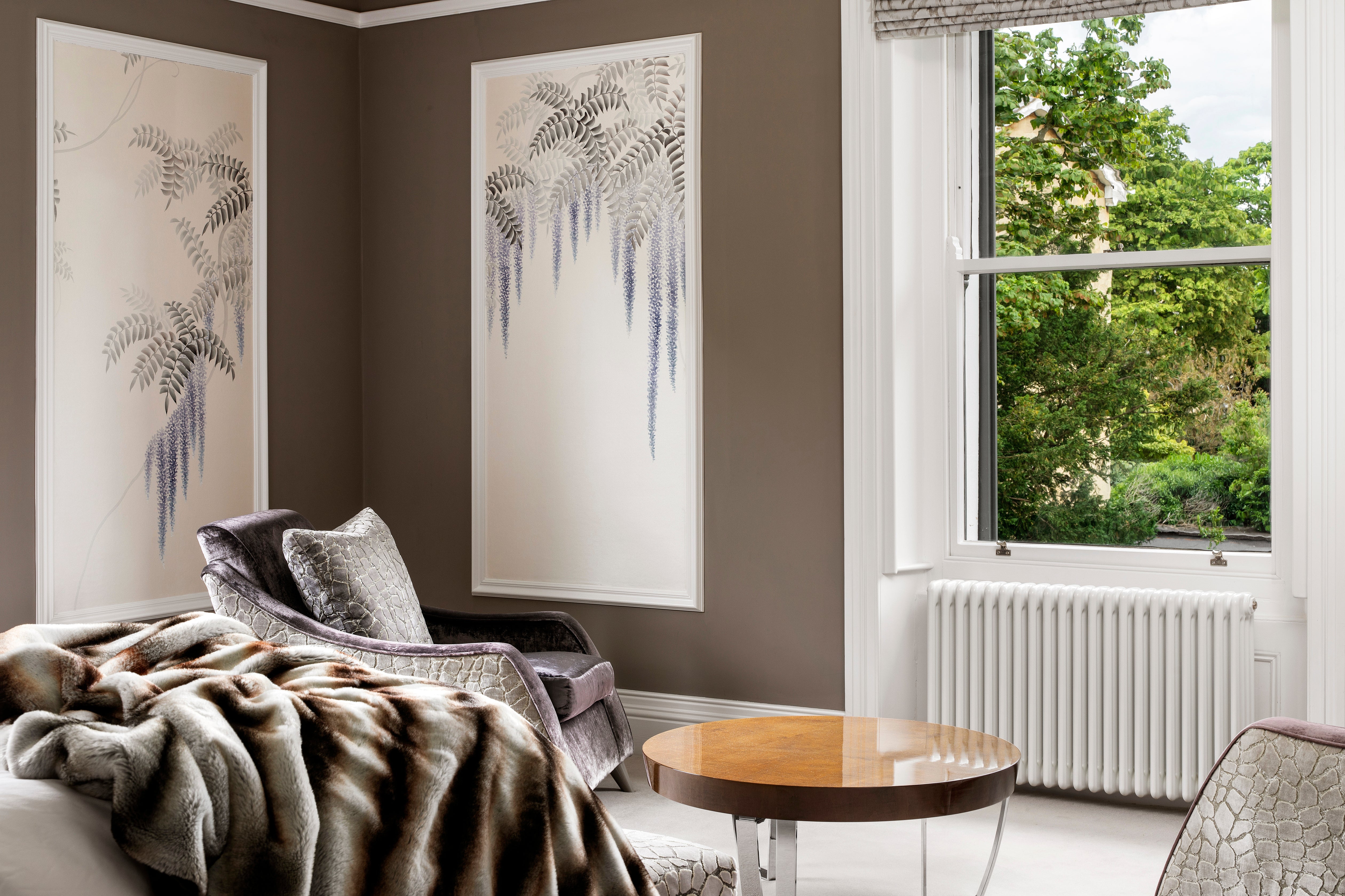 Luxury Throw in a Designer Living Room