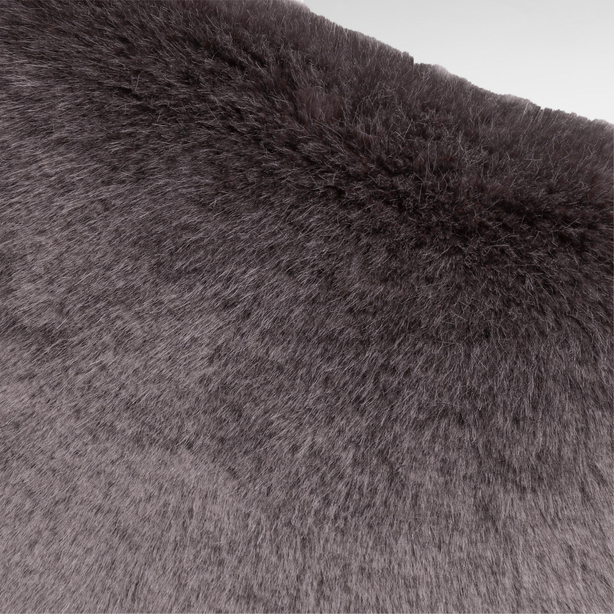 Agouti Grey Faux Fur Luxury Designer Cushion