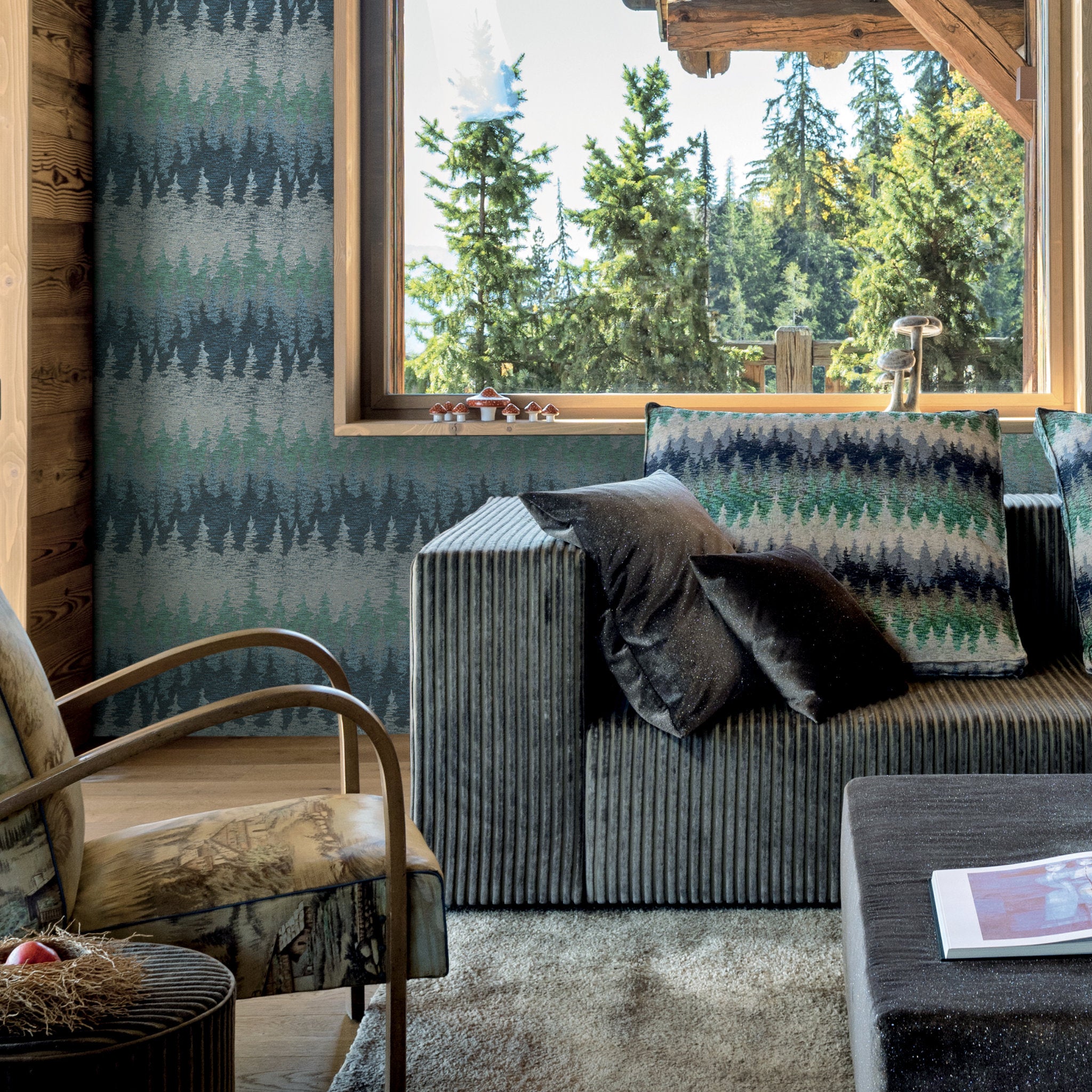 Alps Luxury Designer Wallpaper by Missoni