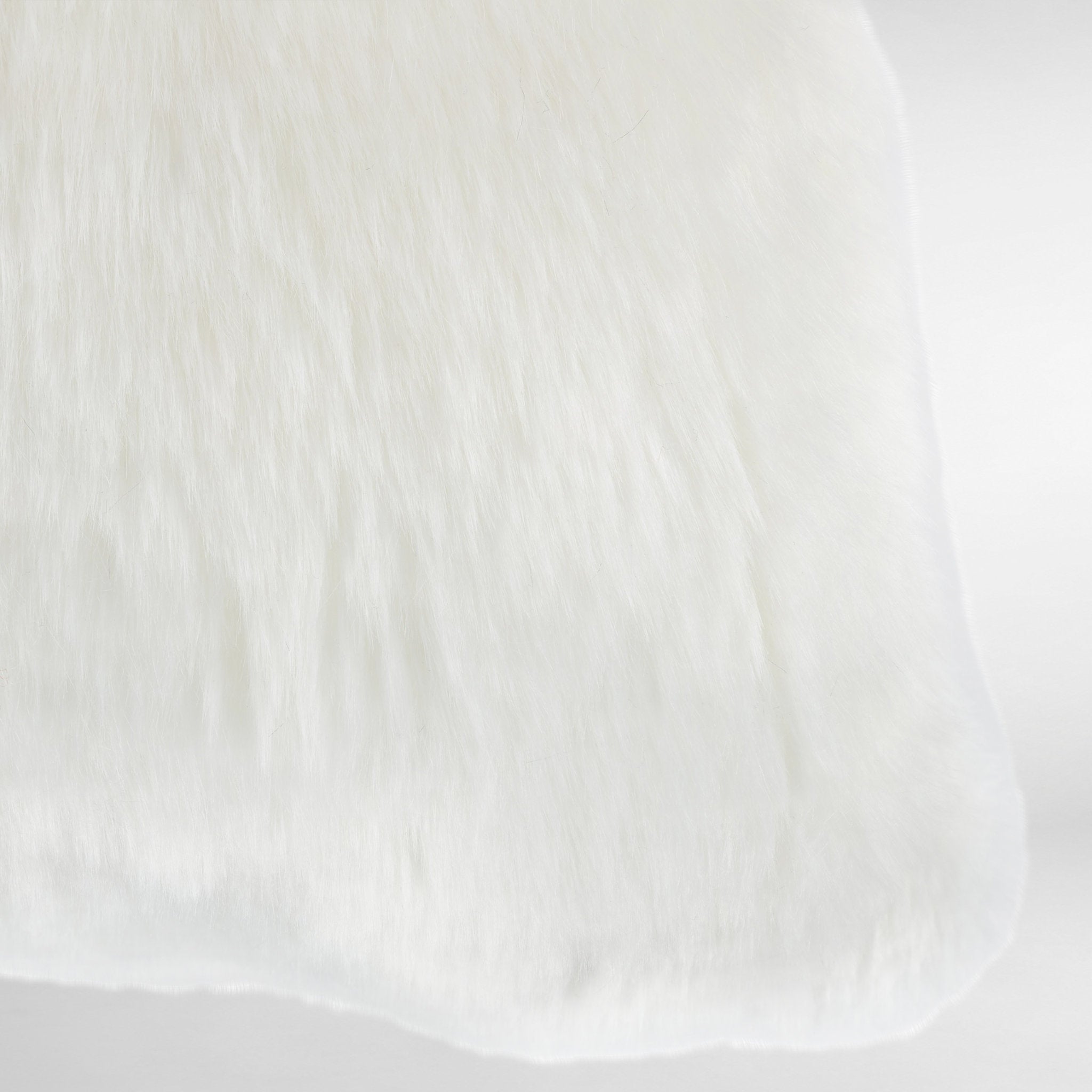 Arctic Fox Faux Fur Luxury Designer Cushion