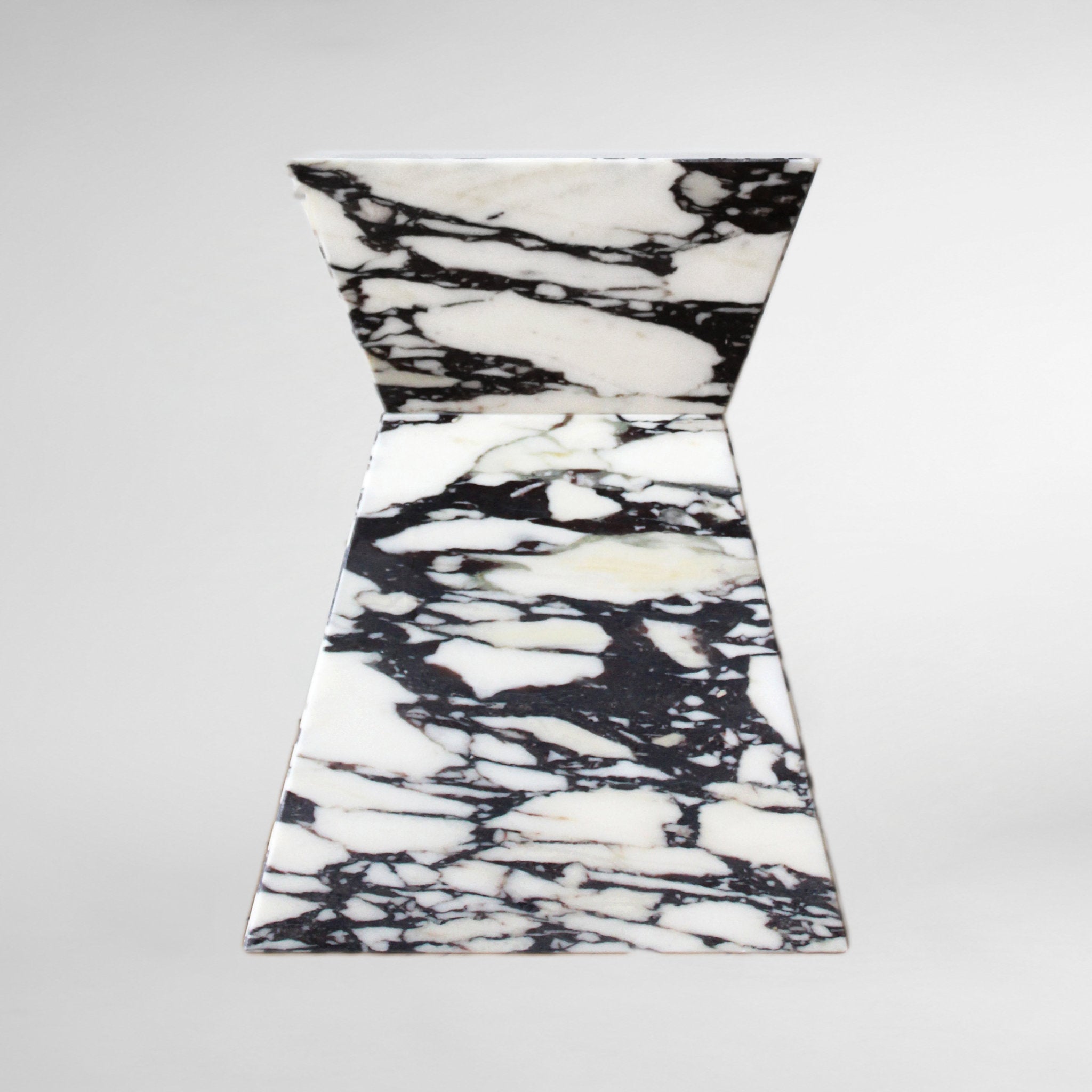 Aria Calacatta Viola Luxury Designer Marble Side Table / Stool