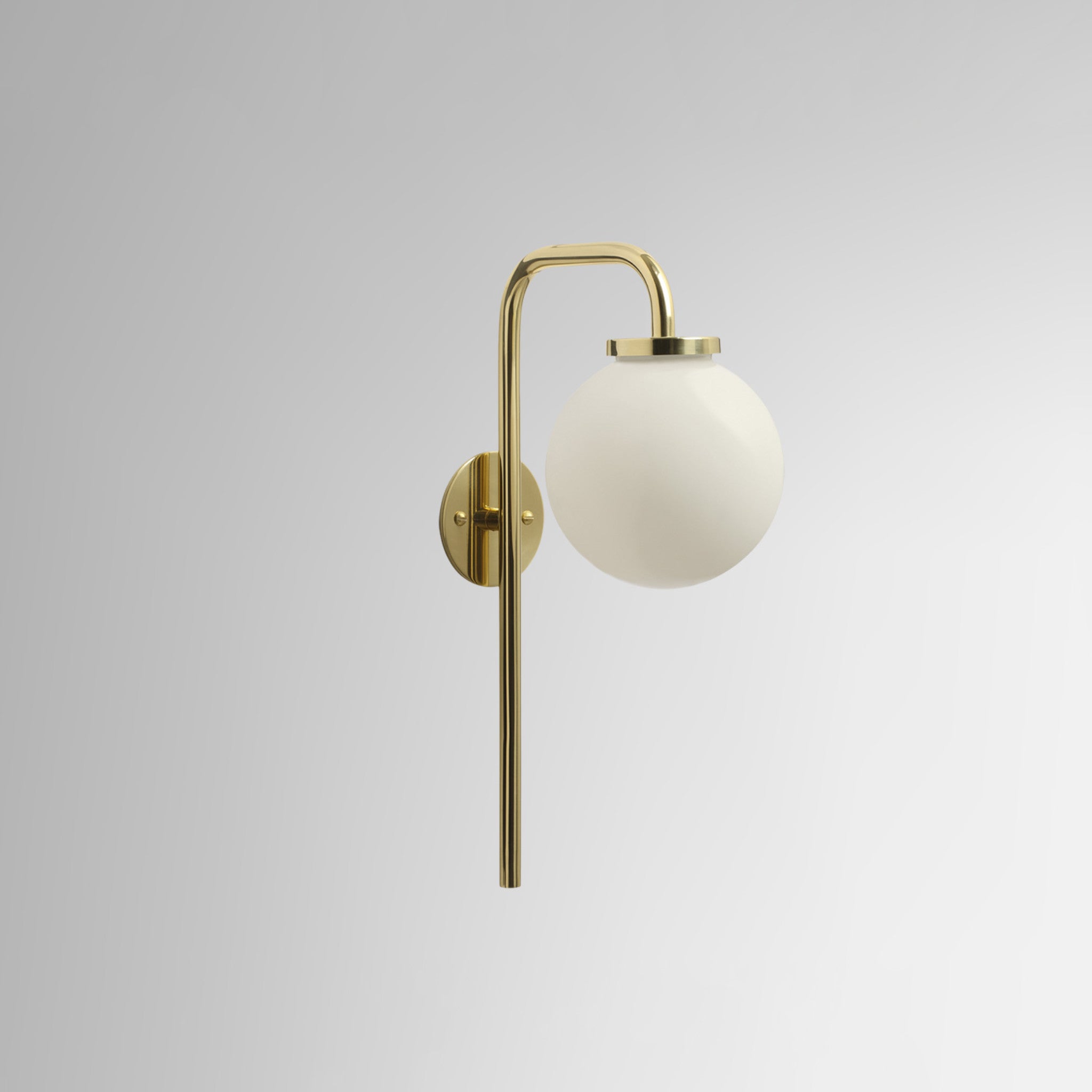 Big Bulb Opal Luxury Designer Wall Light
