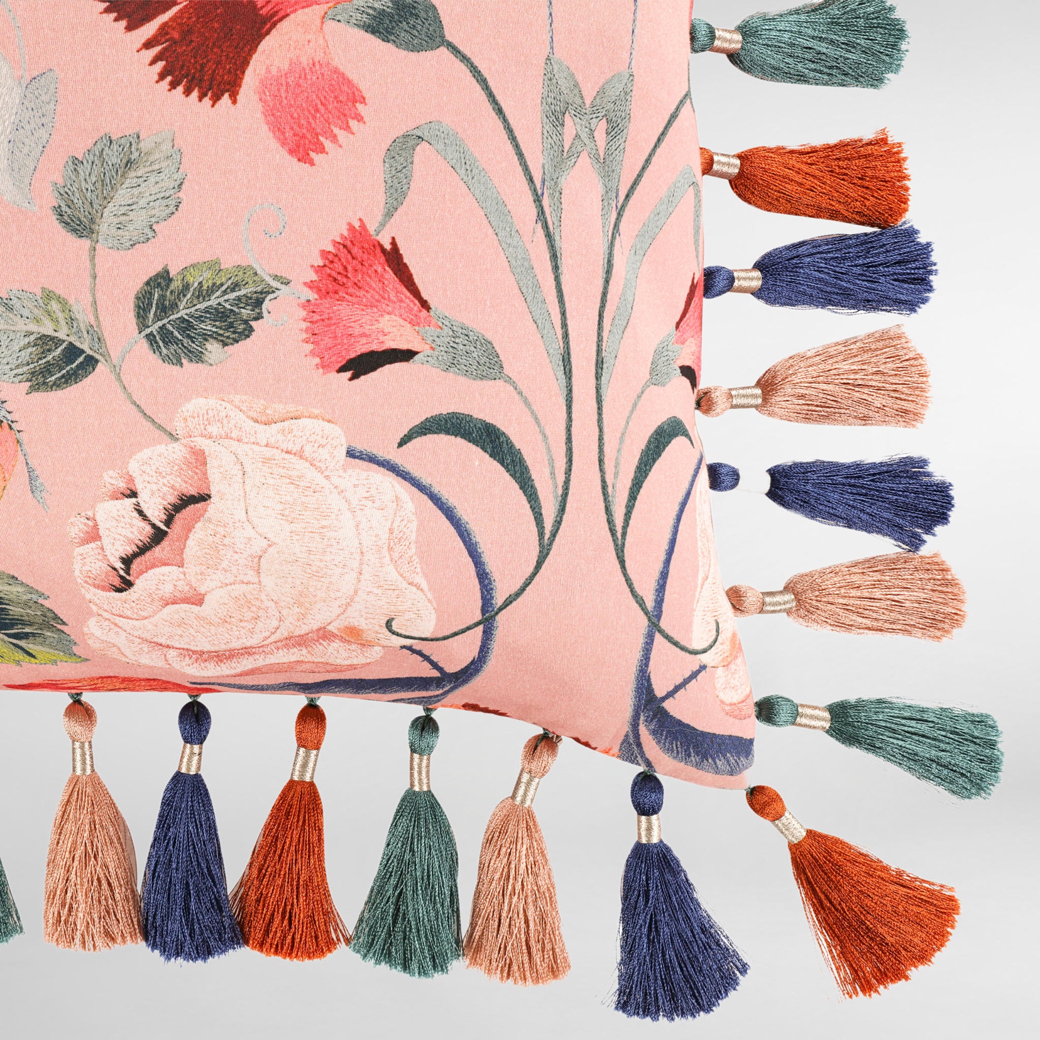 Bonita Cushion Chateau Rose - Temperley London | Luxury Cushion | Designer Cushion
