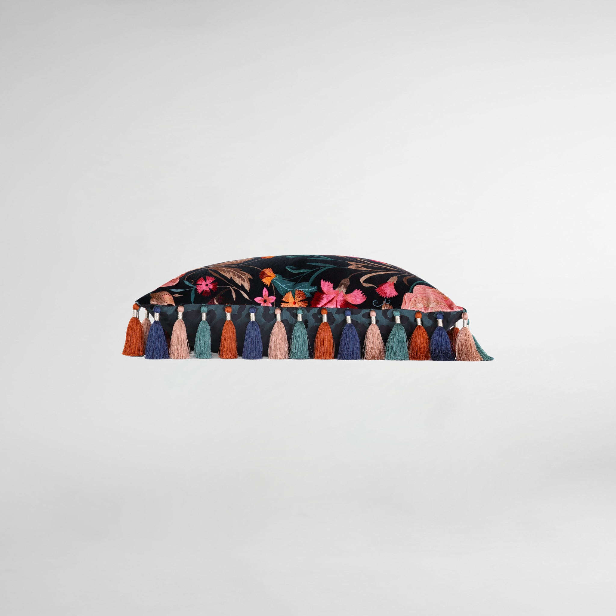 Bonita Velvet Cushion Rosa - Temperley London | Luxury Cushion | Designer Cushion