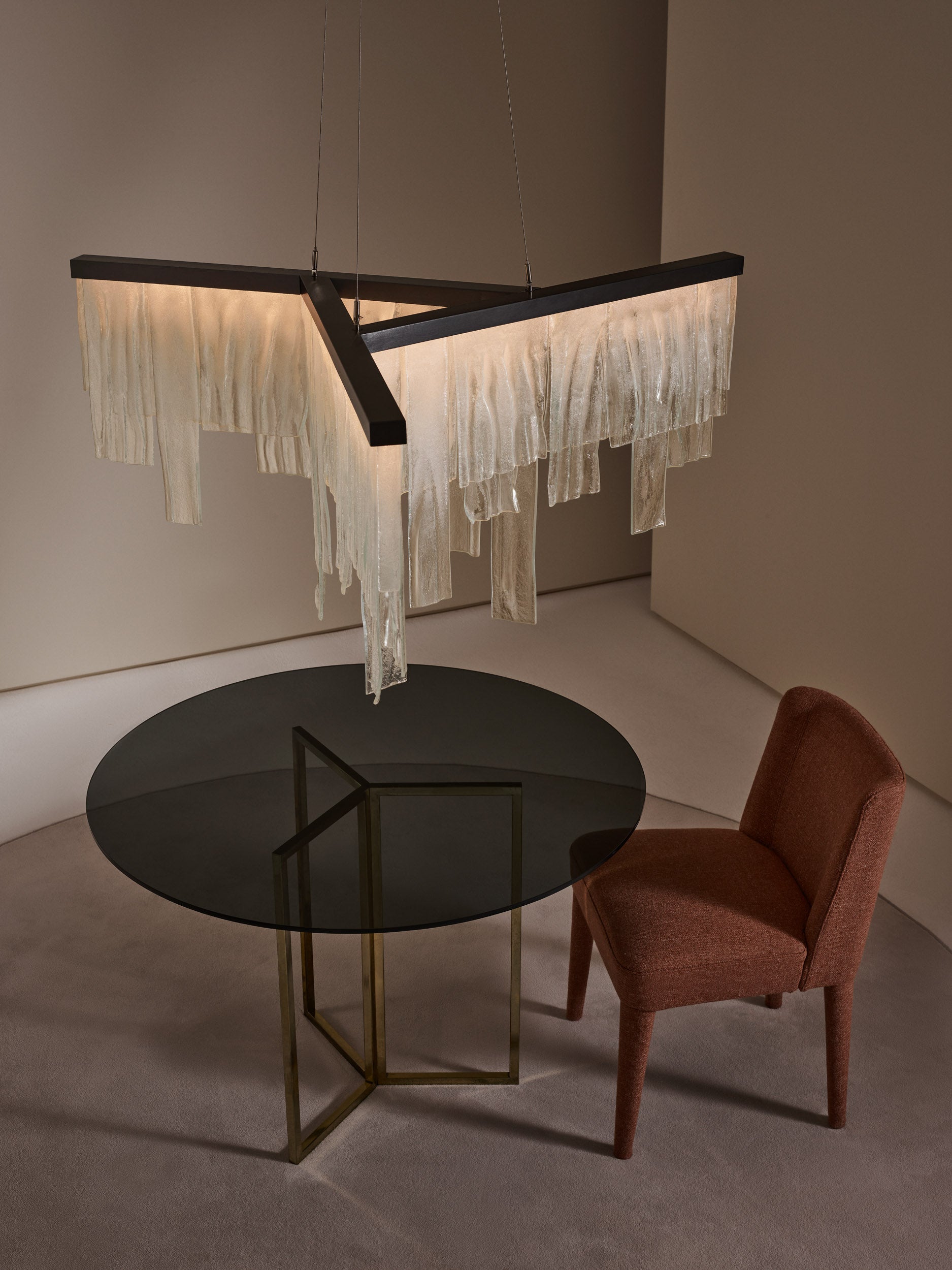 Cascata Luxury Designer Chandelier - Peter Staunton Design Studio