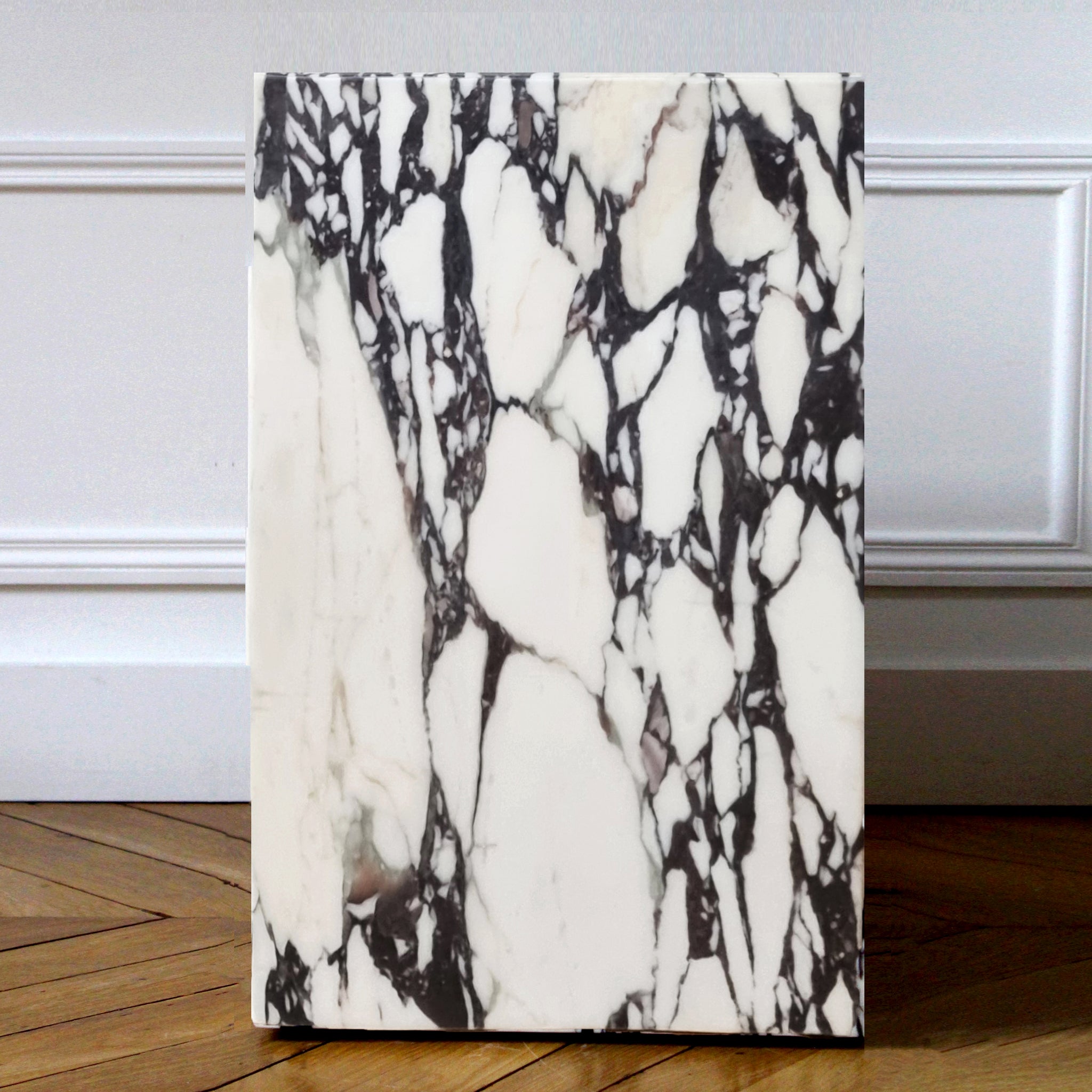Calacatta Viola Luxury Designer Marble Plinth