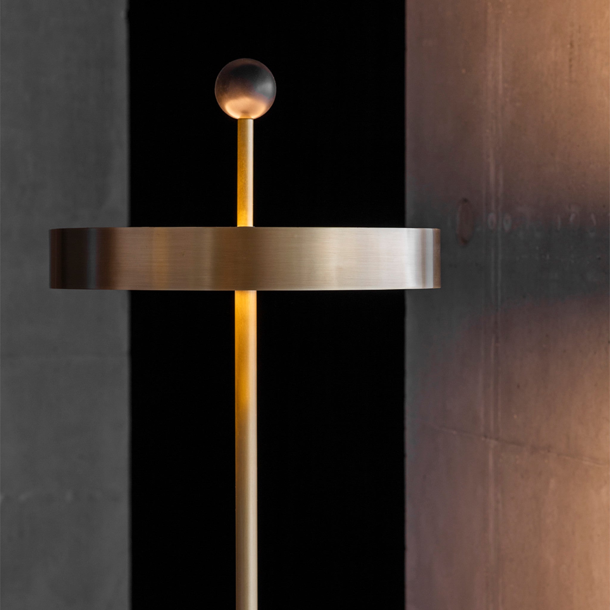 Disc and Ball Luxury Designer Floor Lamp