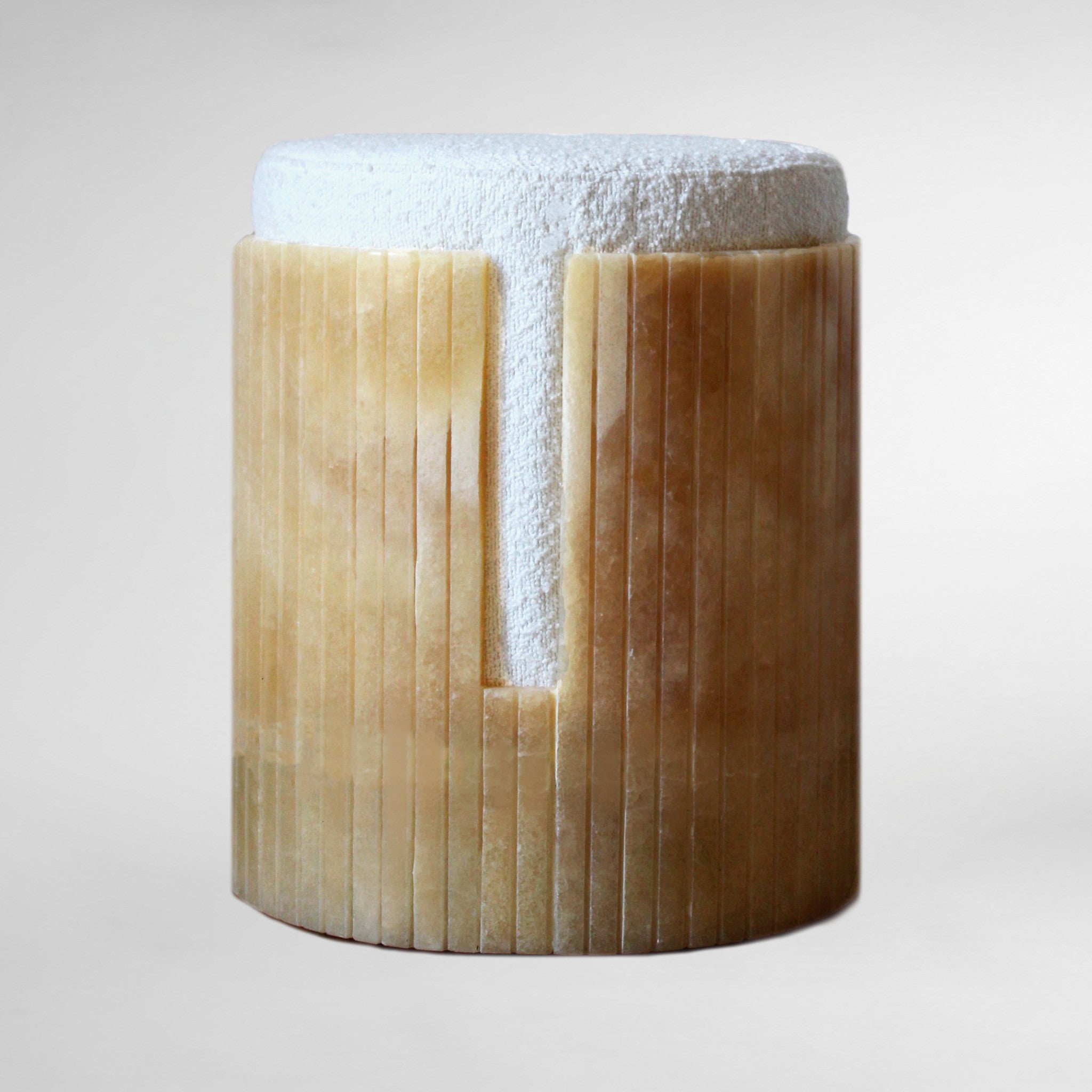 Dolce Honey Luxury Designer Onyx Tabouret Stool