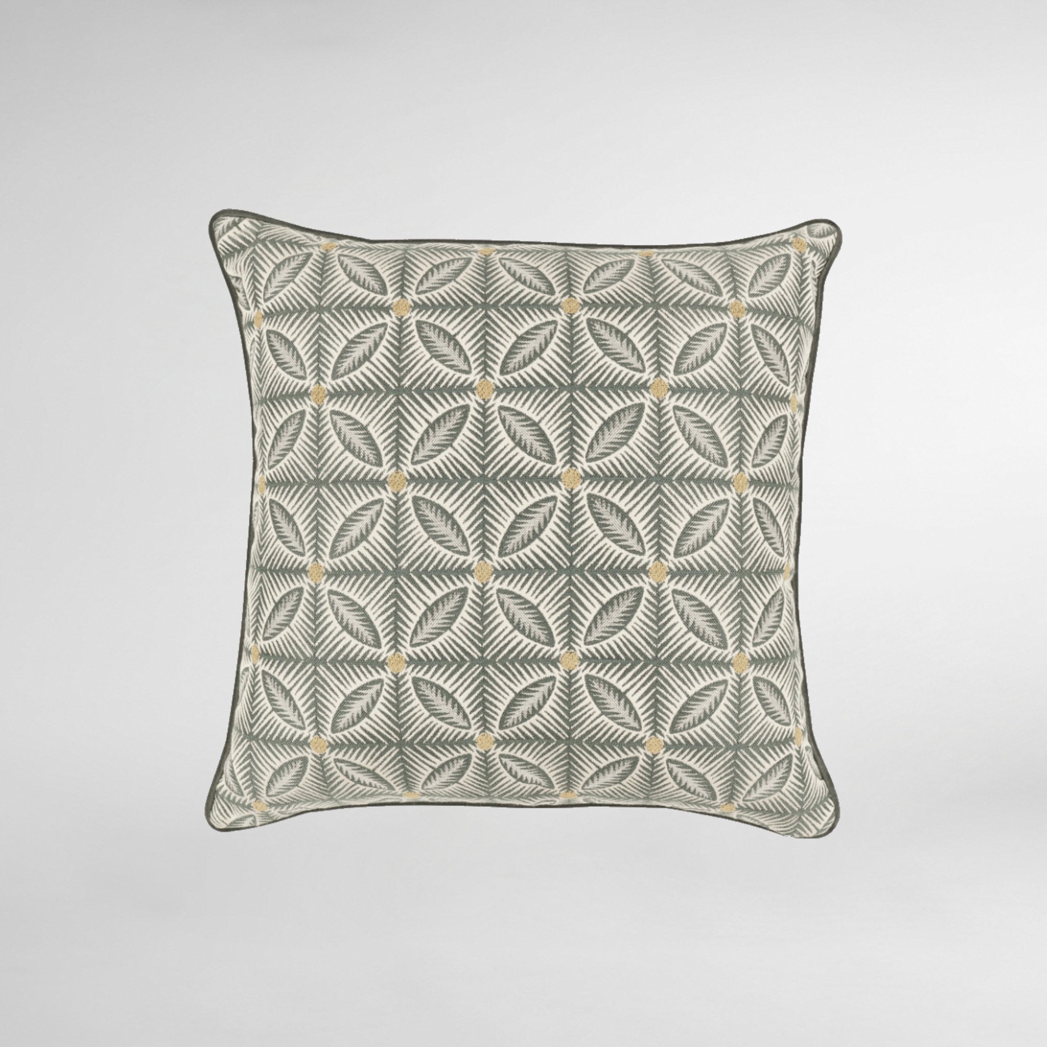 Effie Silver Willow Luxury Designer Cushion - Temperley London