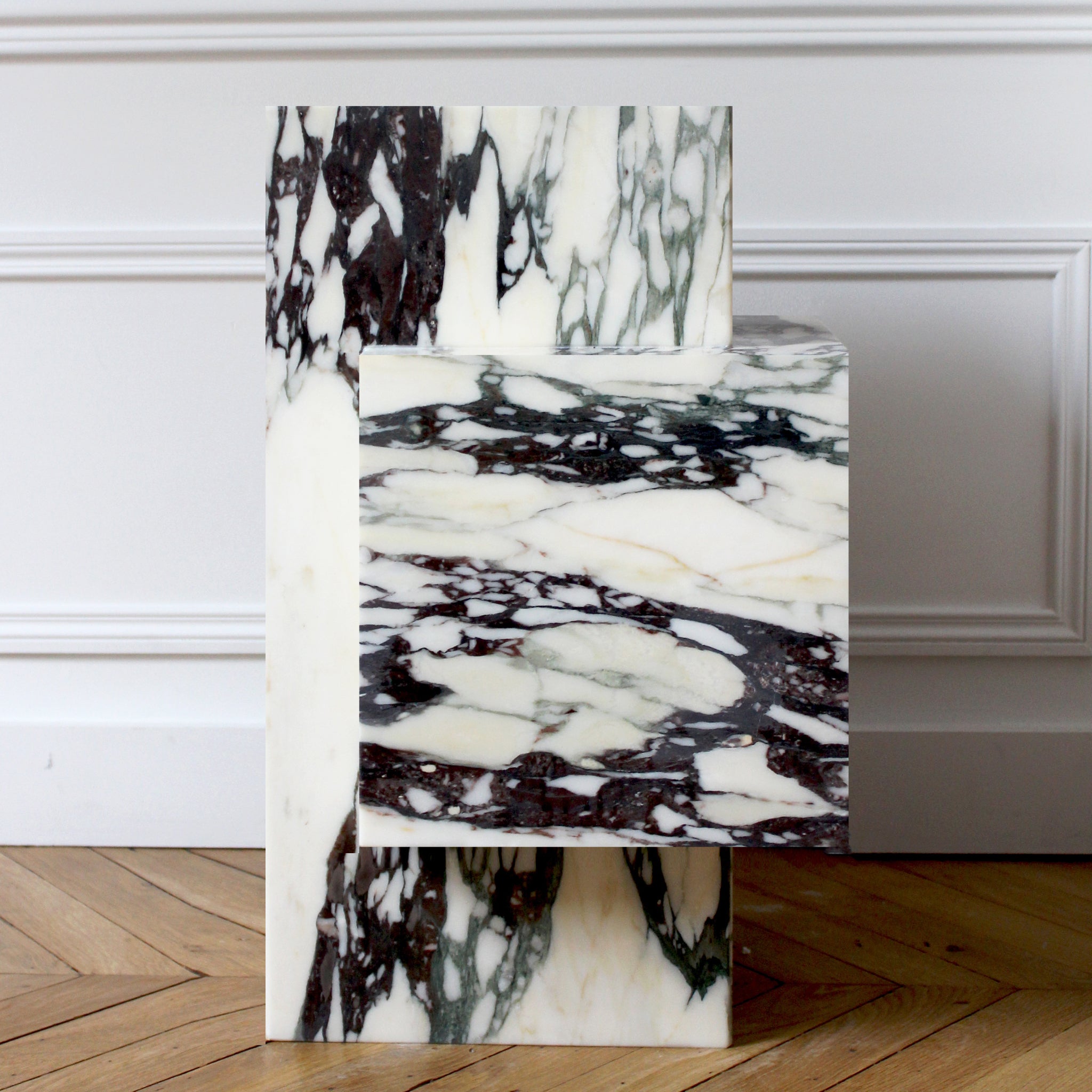 Ella Calacatta Viola Luxury Designer Marble Table