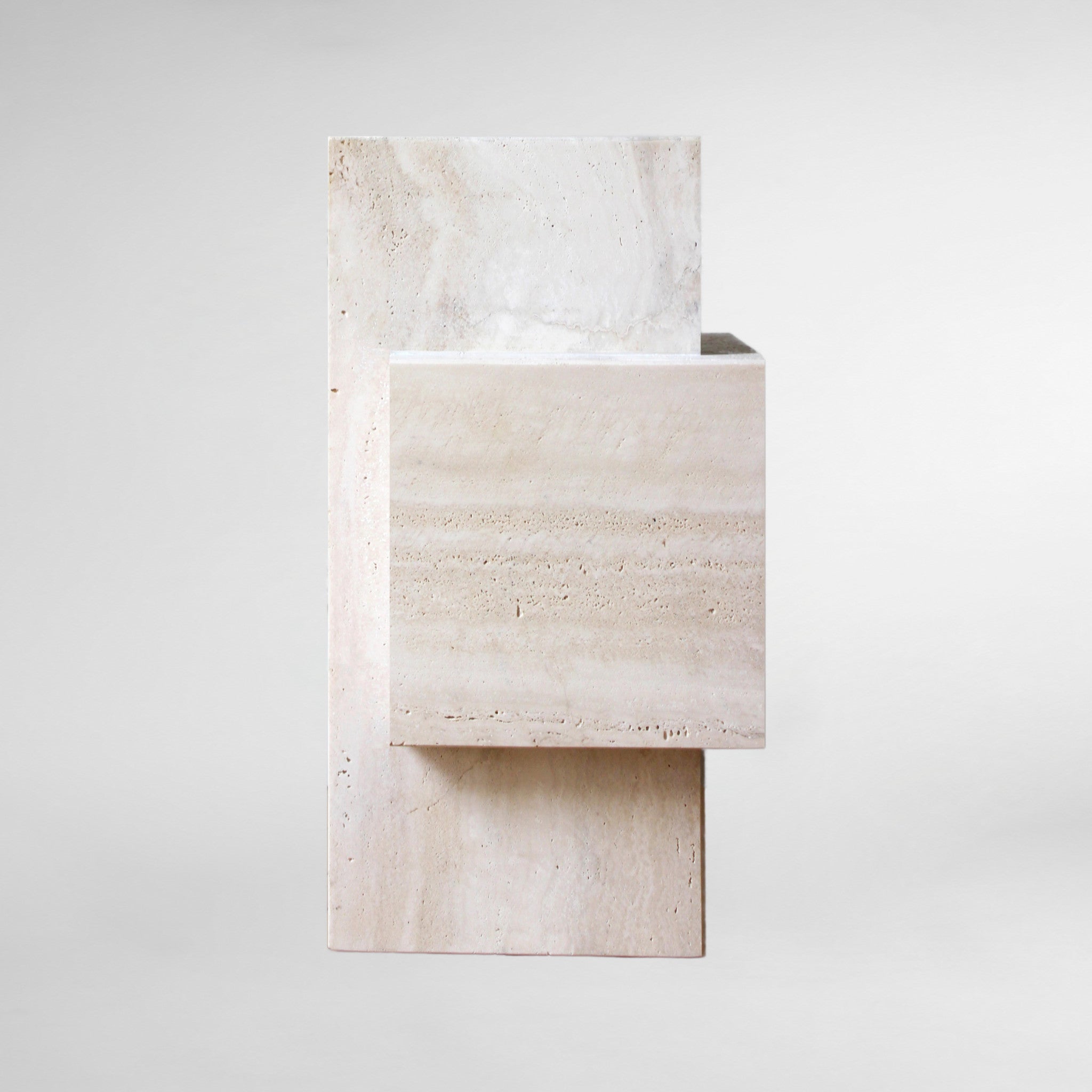 Ella Luxury Designer Travertine Table
