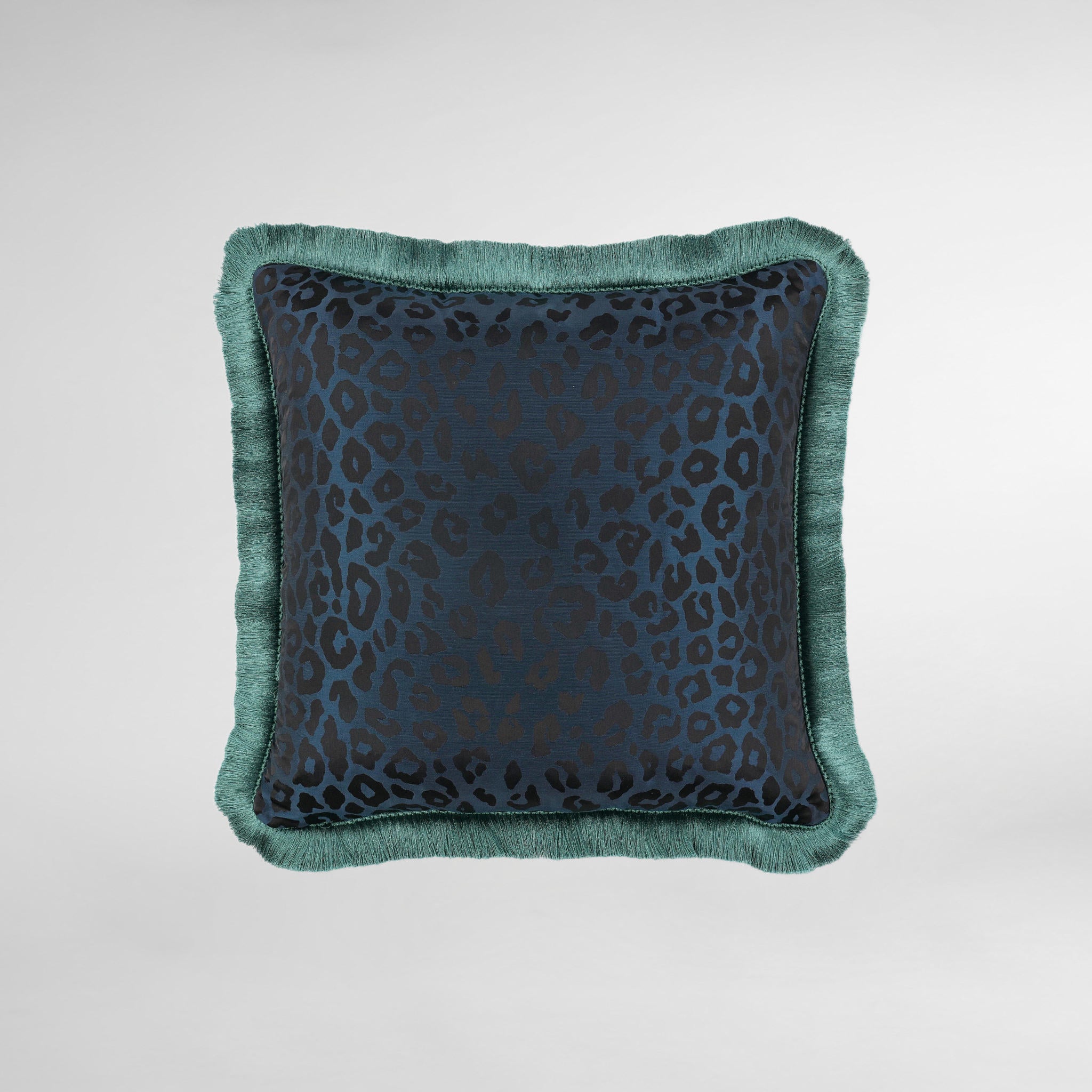 Euphoria Velvet Cobalt Luxury Designer Cushion - Temperley London