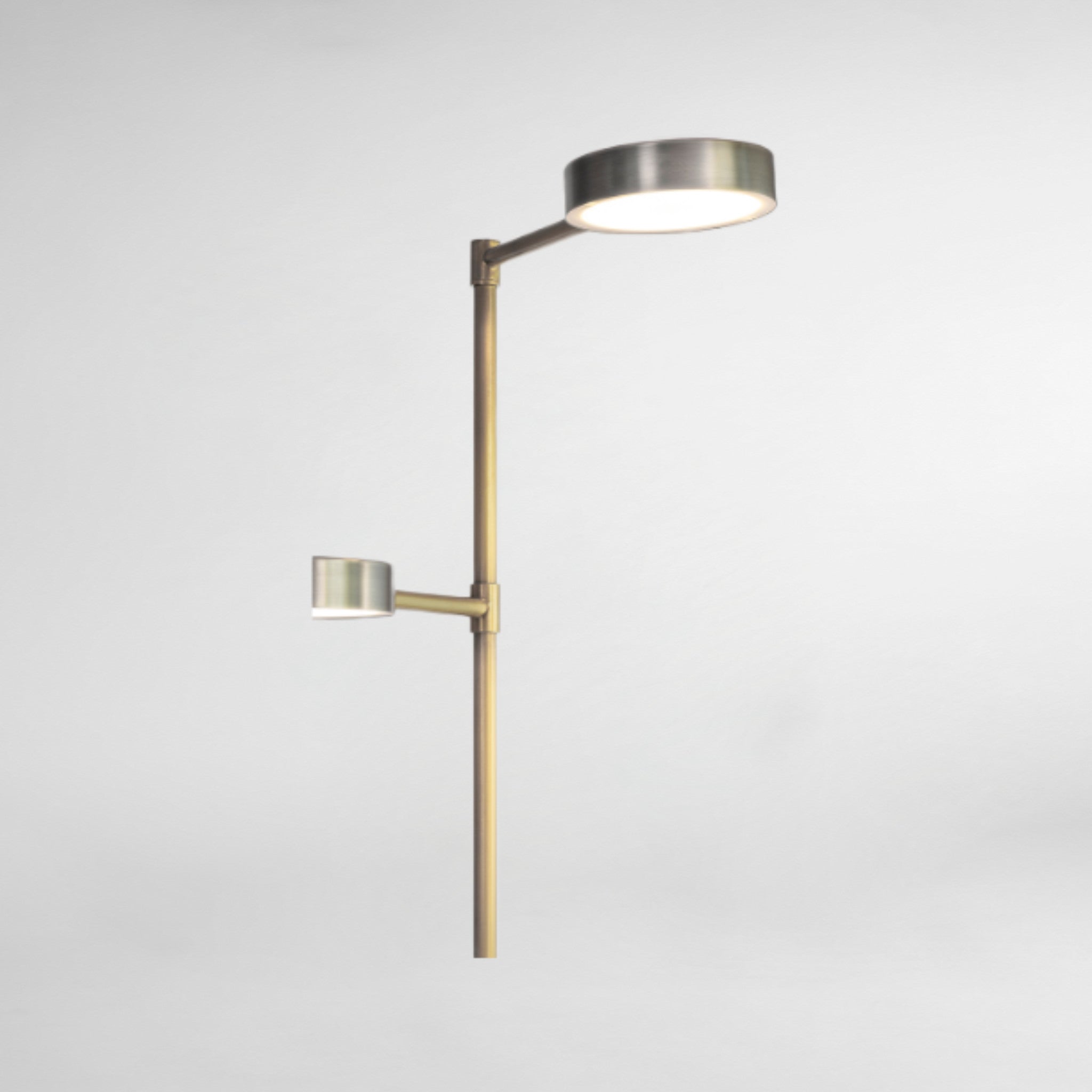 Two Cylinders Luxury Designer Floor Lamp