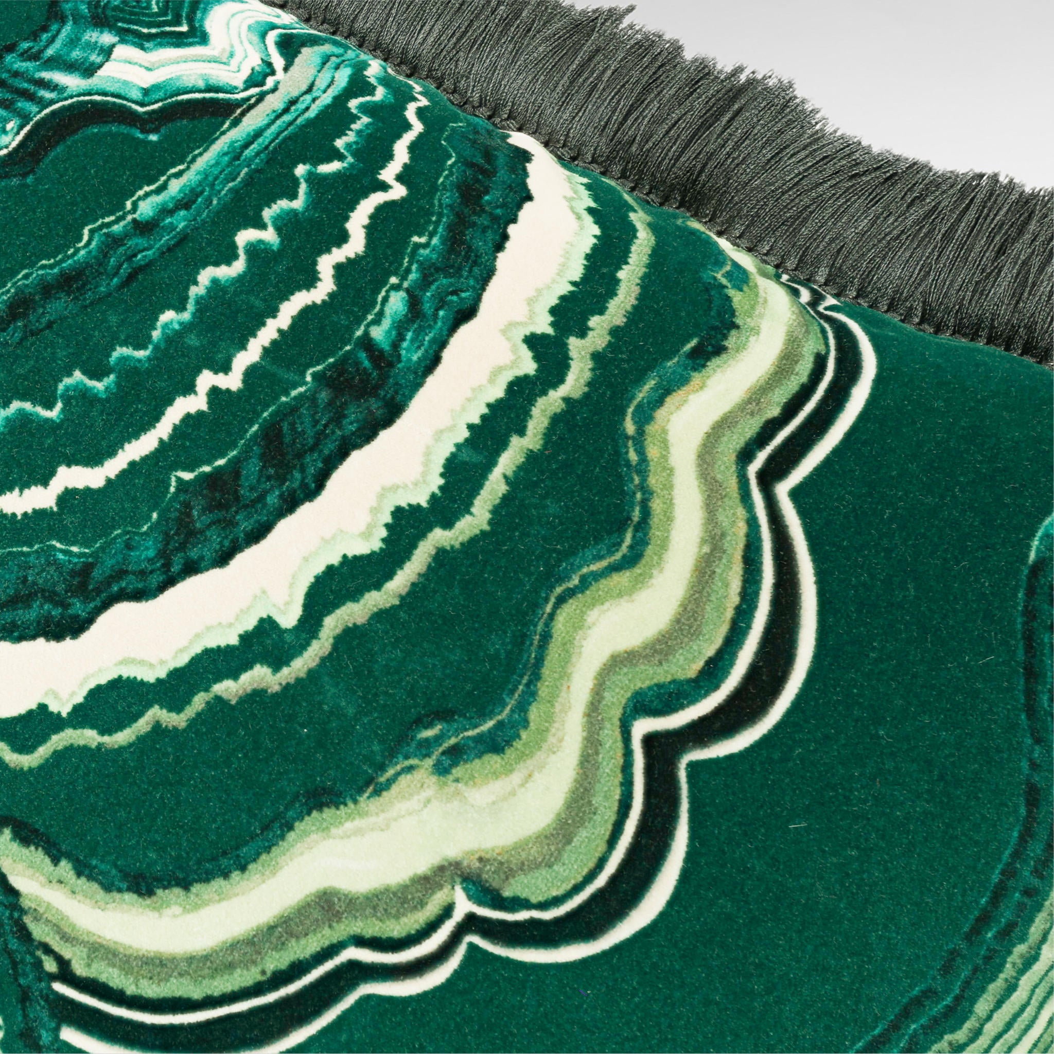 Fantasia Malachite Luxury Designer Cushion - Temperley London