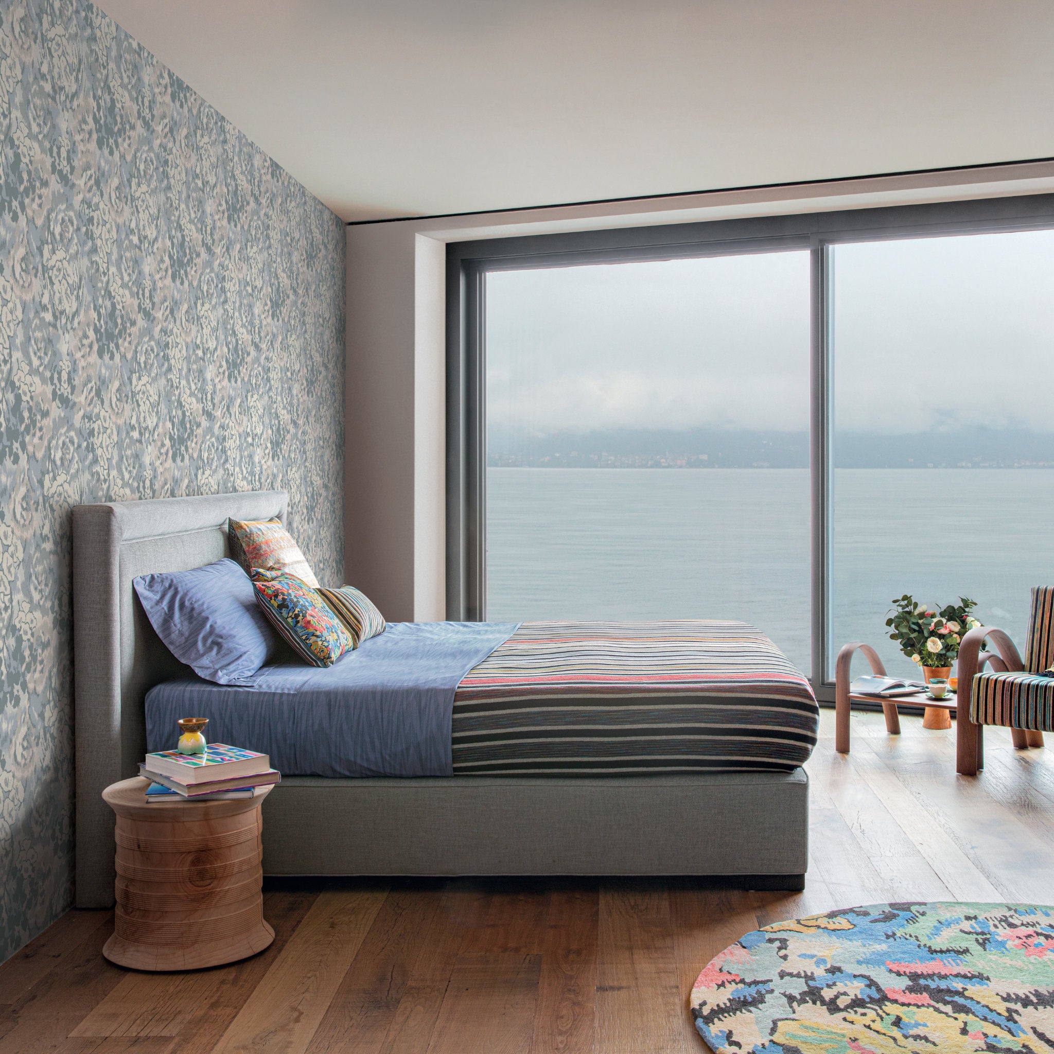 Flower Pot Luxury Designer Wallpaper by Missoni