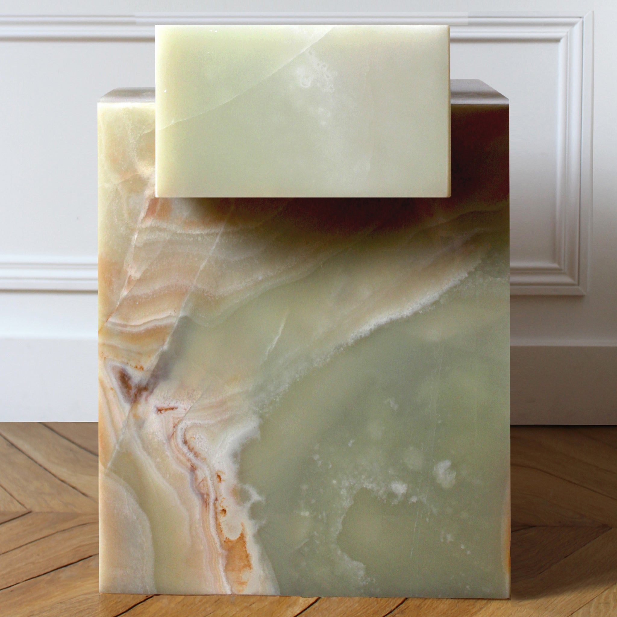 Gaia Green Onyx Luxury Designer Table