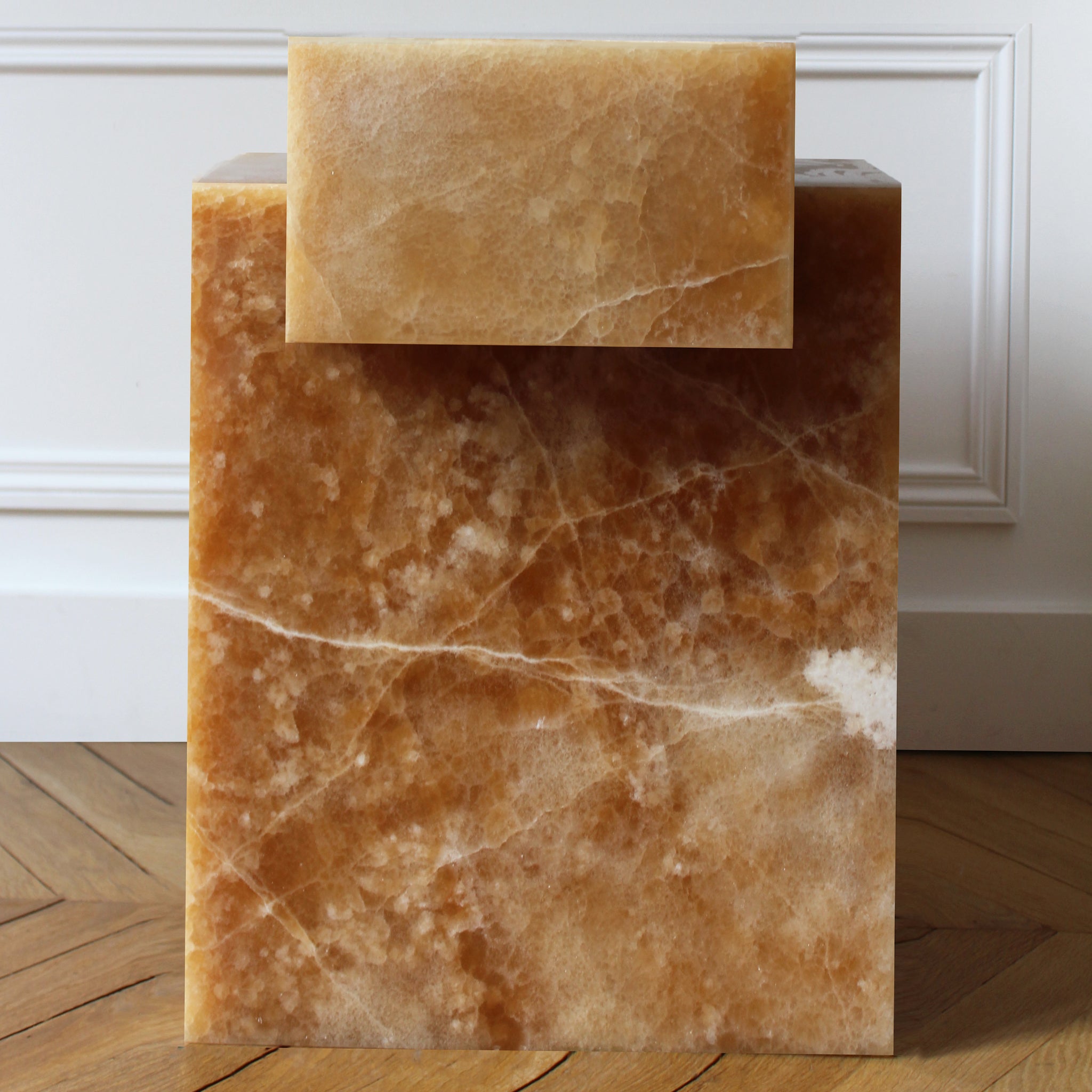 Gaia Honey Onyx Luxury Designer Table