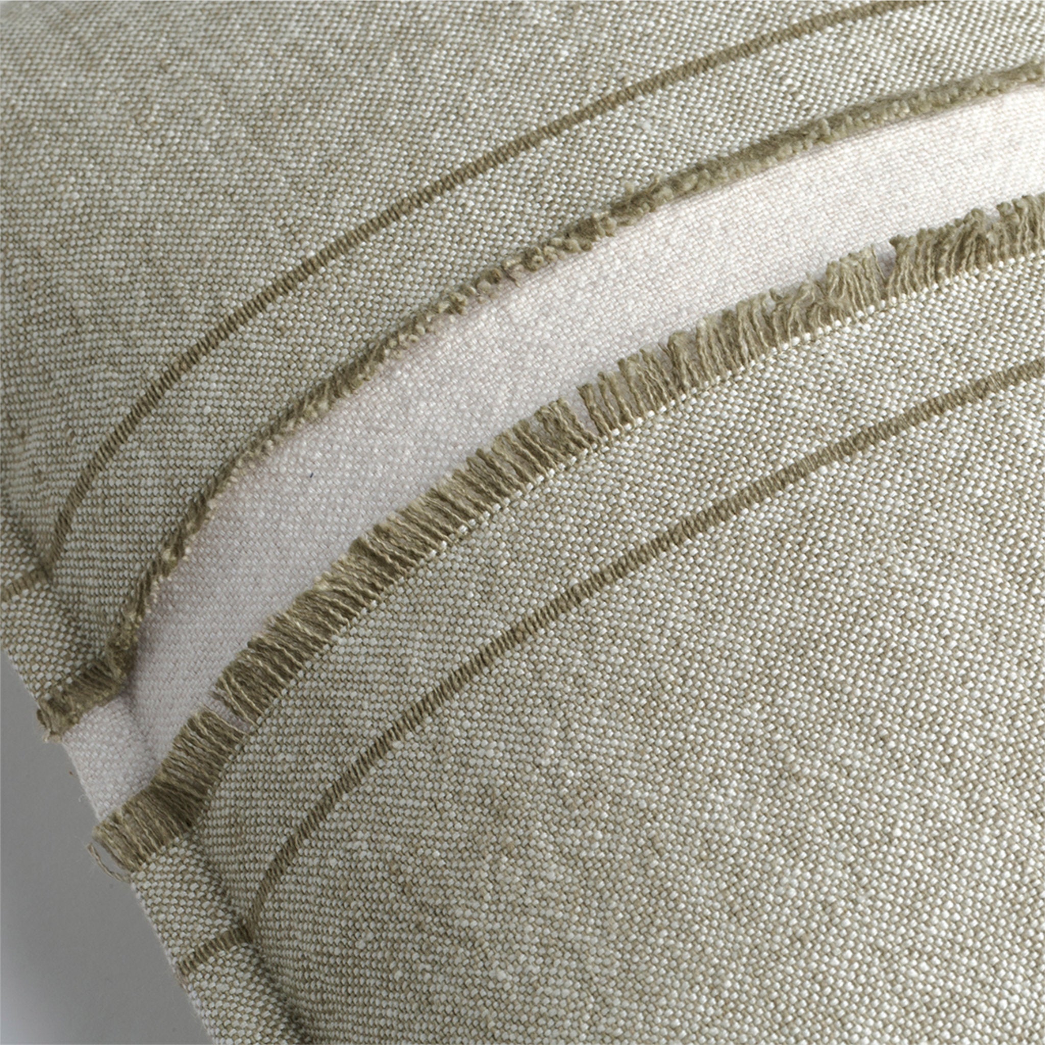 Haiku Luxury Designer Cushion with Fringe Detail - Pond