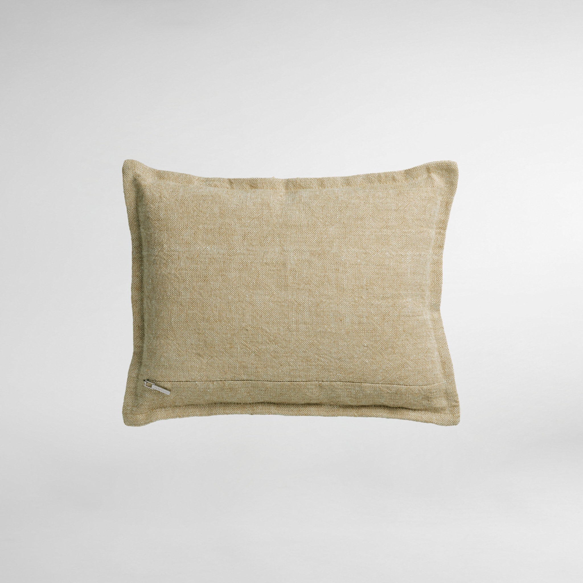 Haiku Luxury Designer Cushion with Fringe Detail - Straw