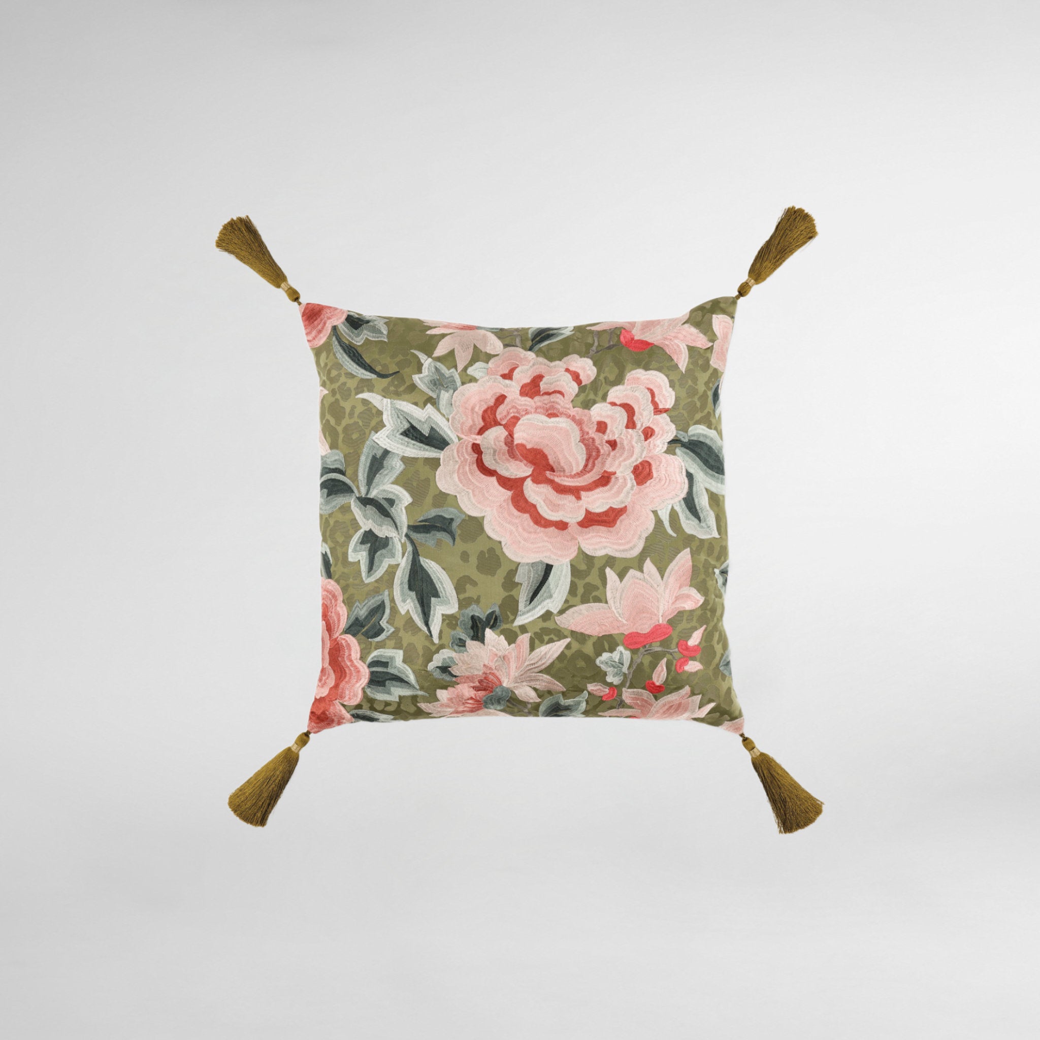 Lavinia Somerset Green Luxury Designer Cushion - Temperley London