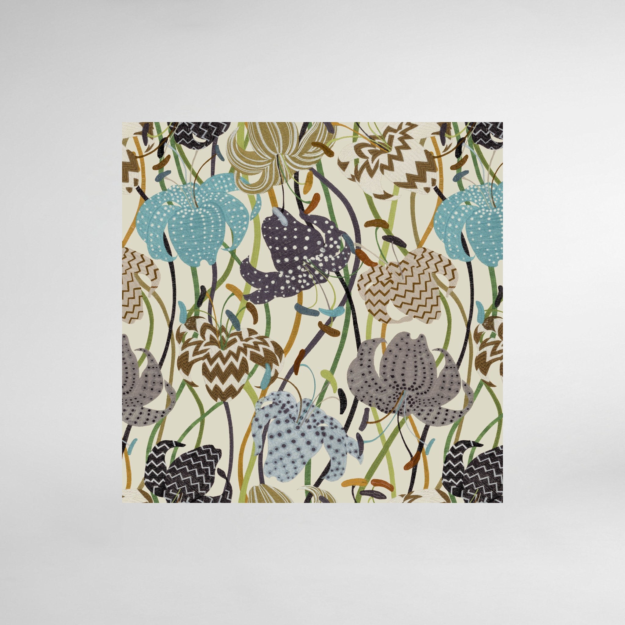 Lilium Luxury Designer Wallpaper by Missoni
