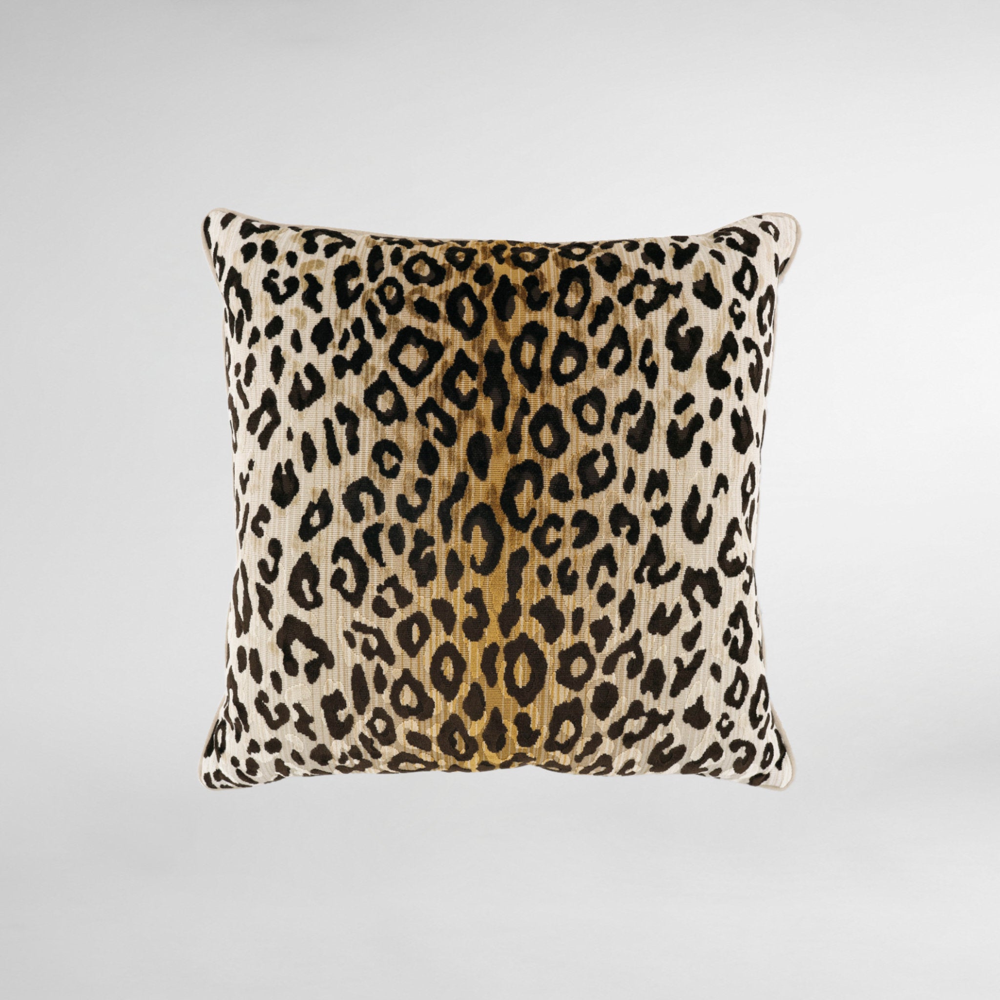 Mimi Velvet Tan Luxury Designer Cushion - Temperley London