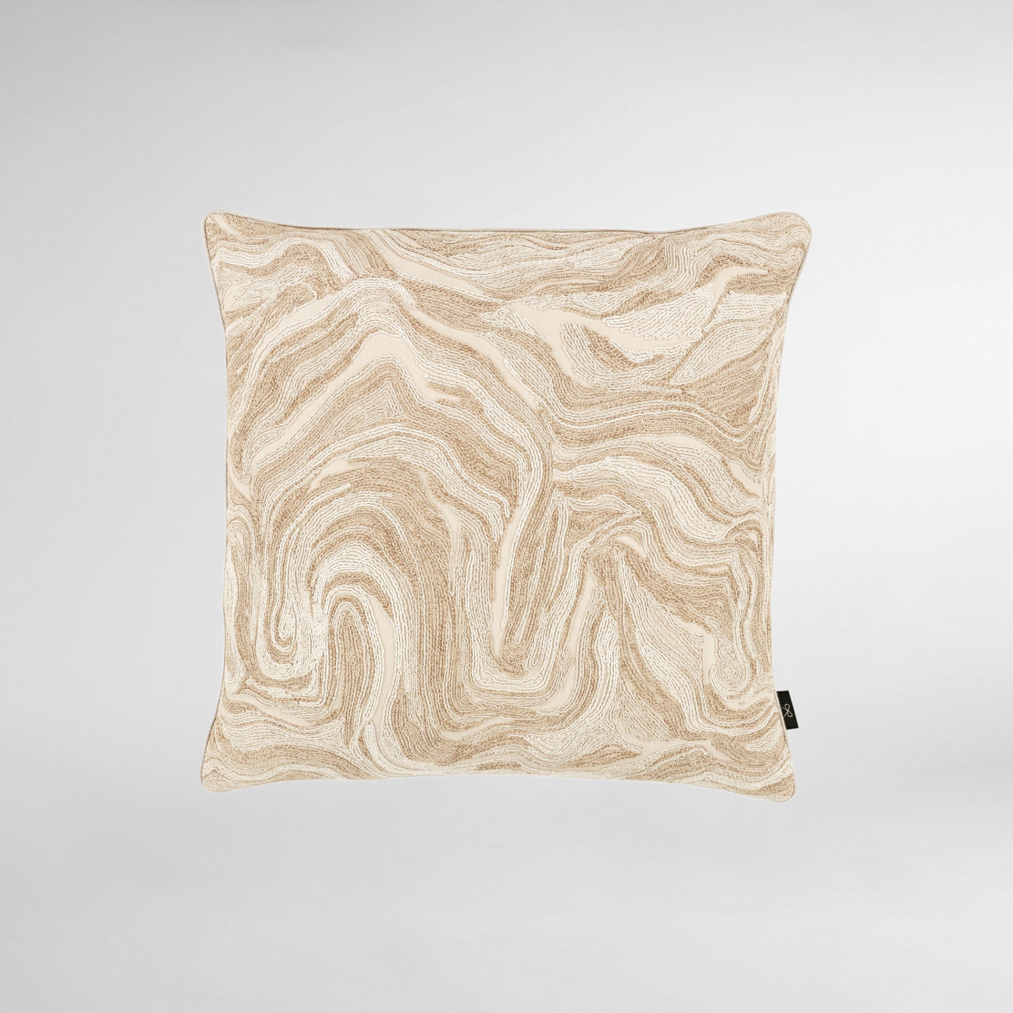 Ondeto 55cm Cushion Sand - Peter Staunton Design Studio