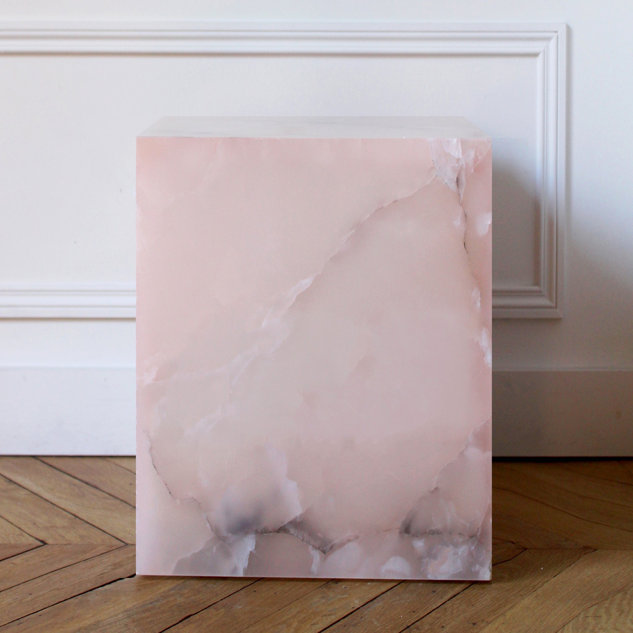 Pink Luxury Designer Onyx Cube