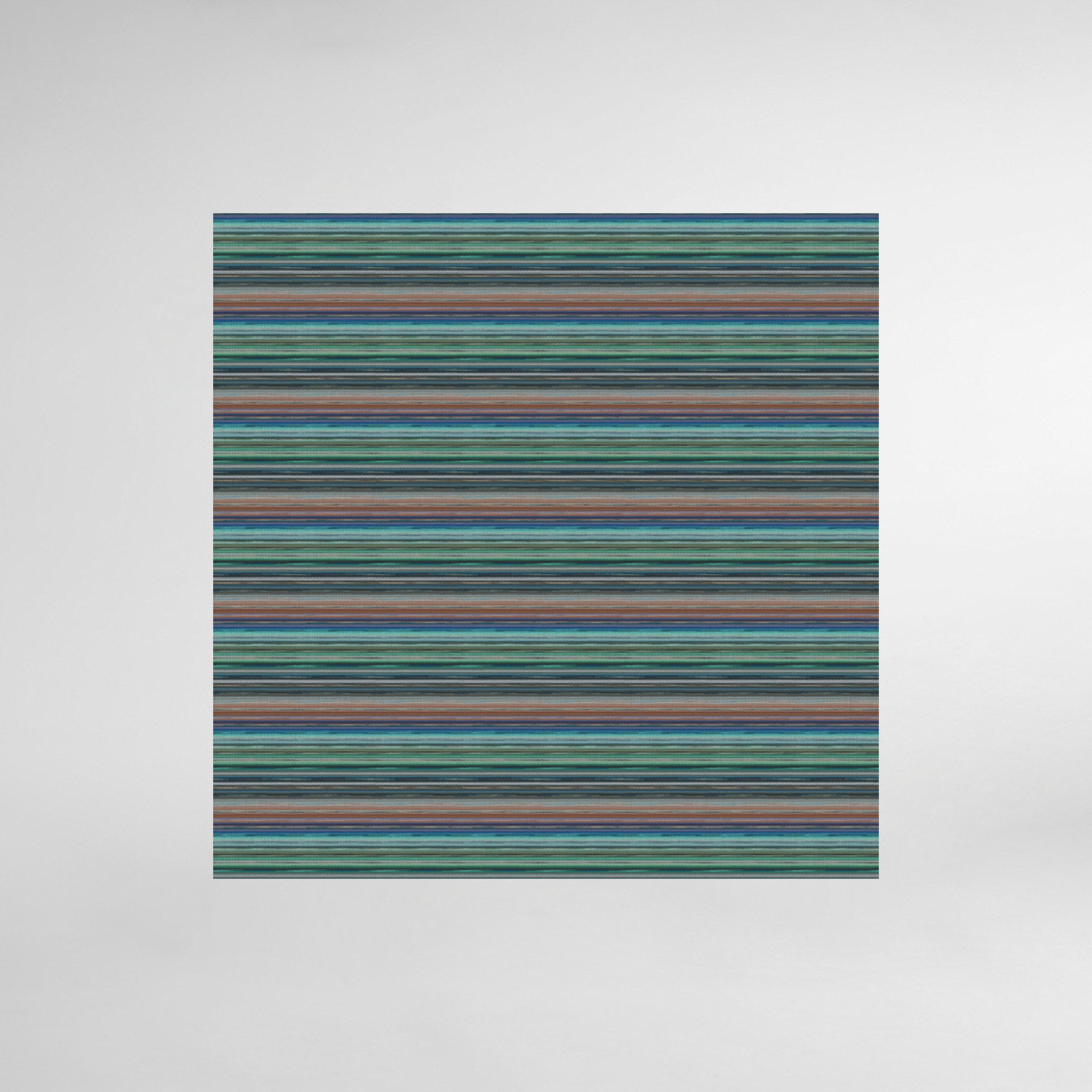 Riga Multicolore Orizzontale Luxury Designer Wallpaper by Missoni