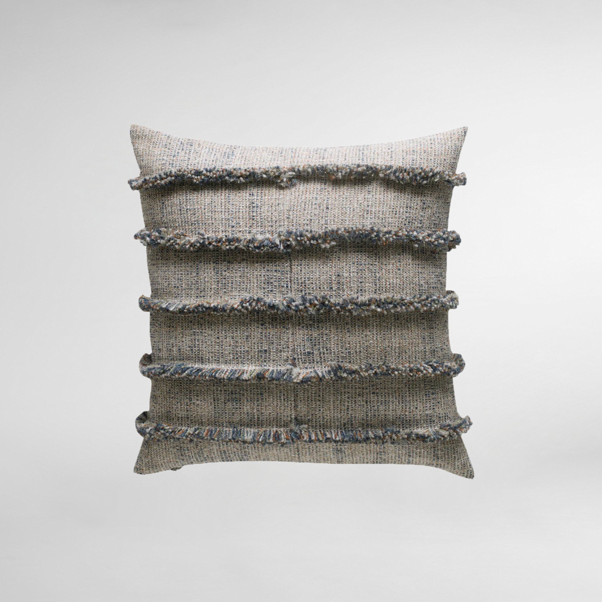 Rogue Luxury Designer Cushion with Fringe Detail - Creek