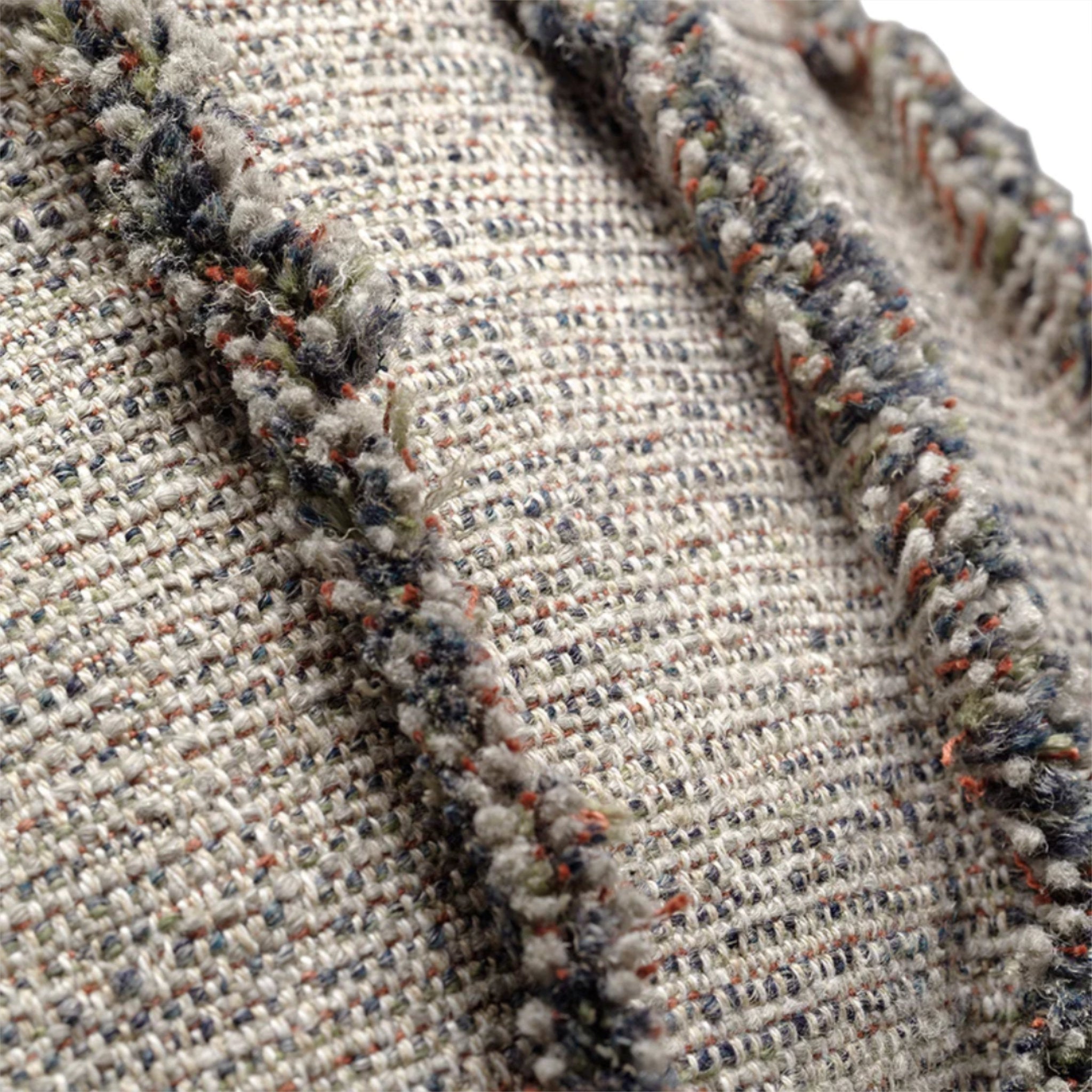 Rogue Luxury Designer Cushion with Fringe Detail - Creek