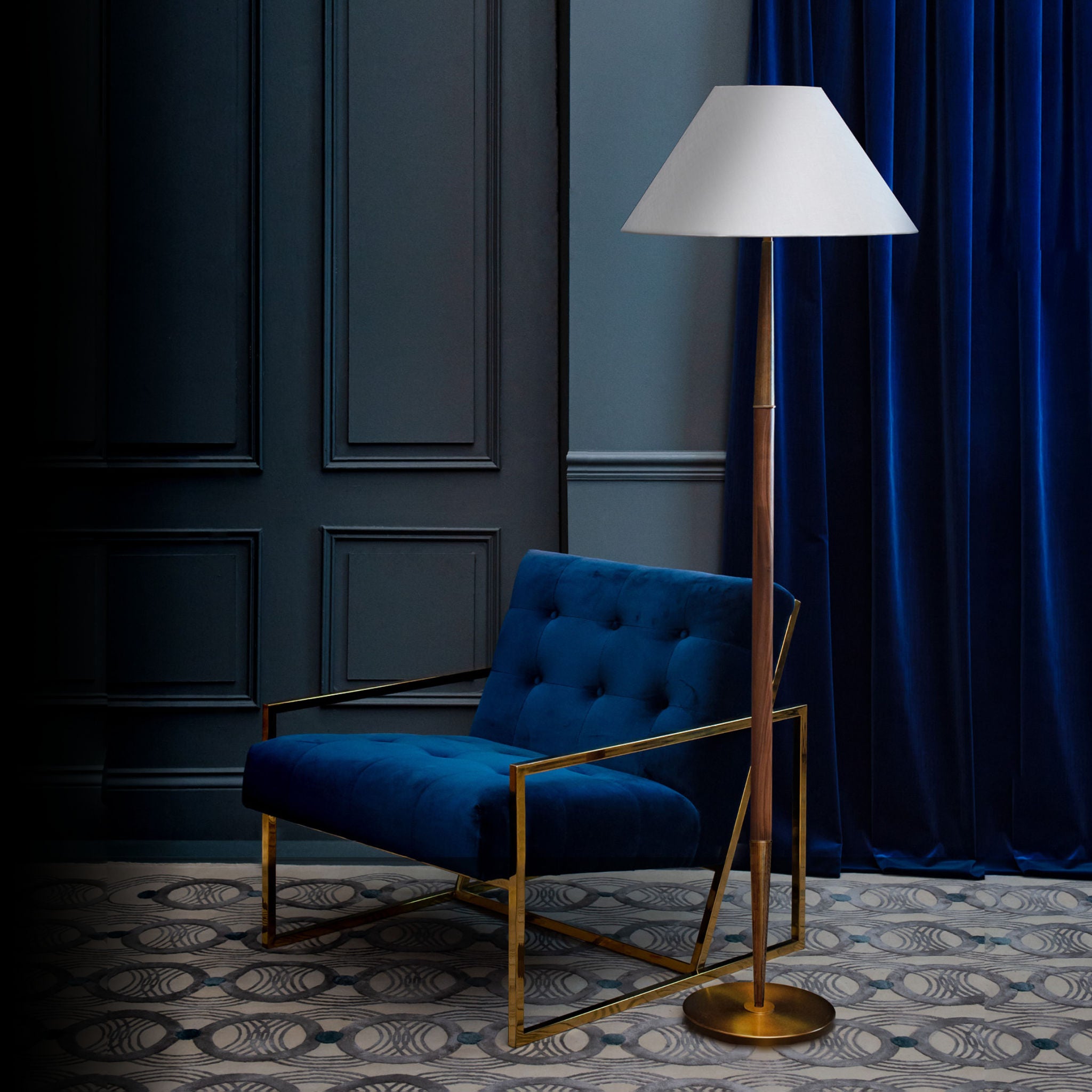 Ronni Luxury Designer Floor Lamp