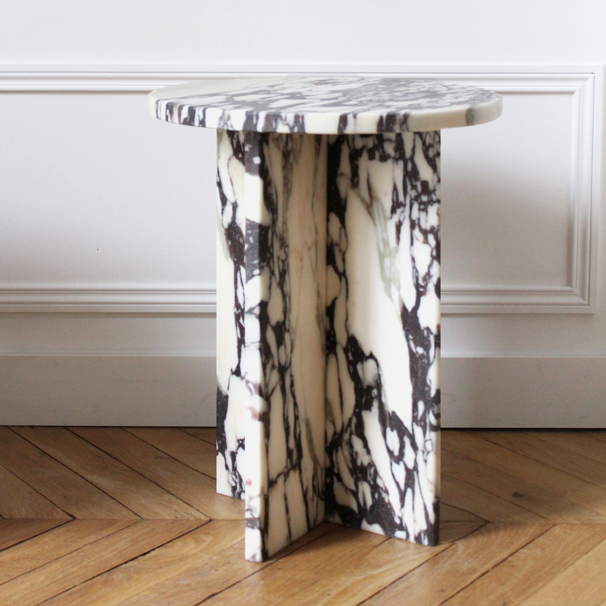 Rosie Calacatta Viola Luxury Designer Marble Table