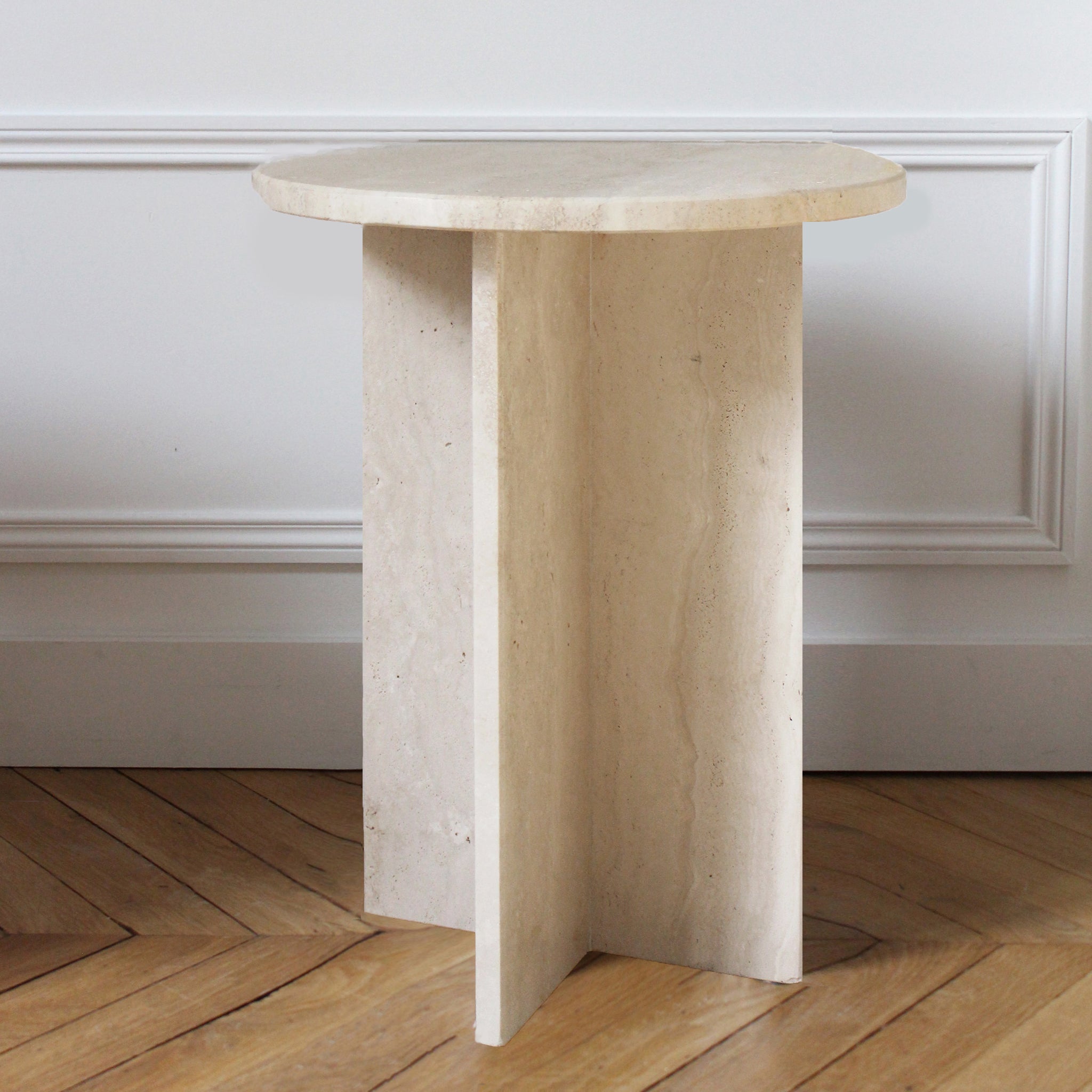 Rosie Luxury Designer Travertine Table