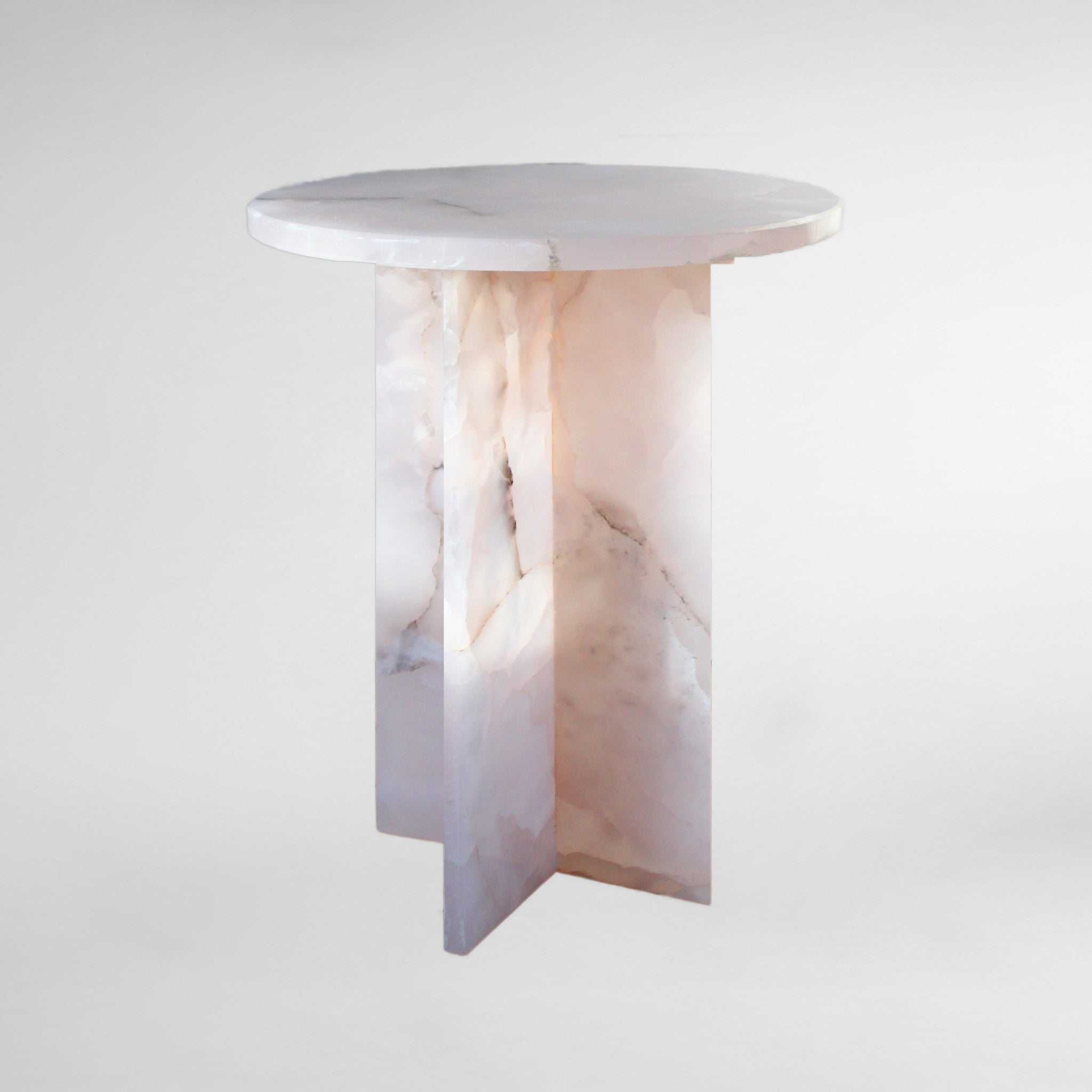 Rosie Pink Luxury Designer Onyx Table