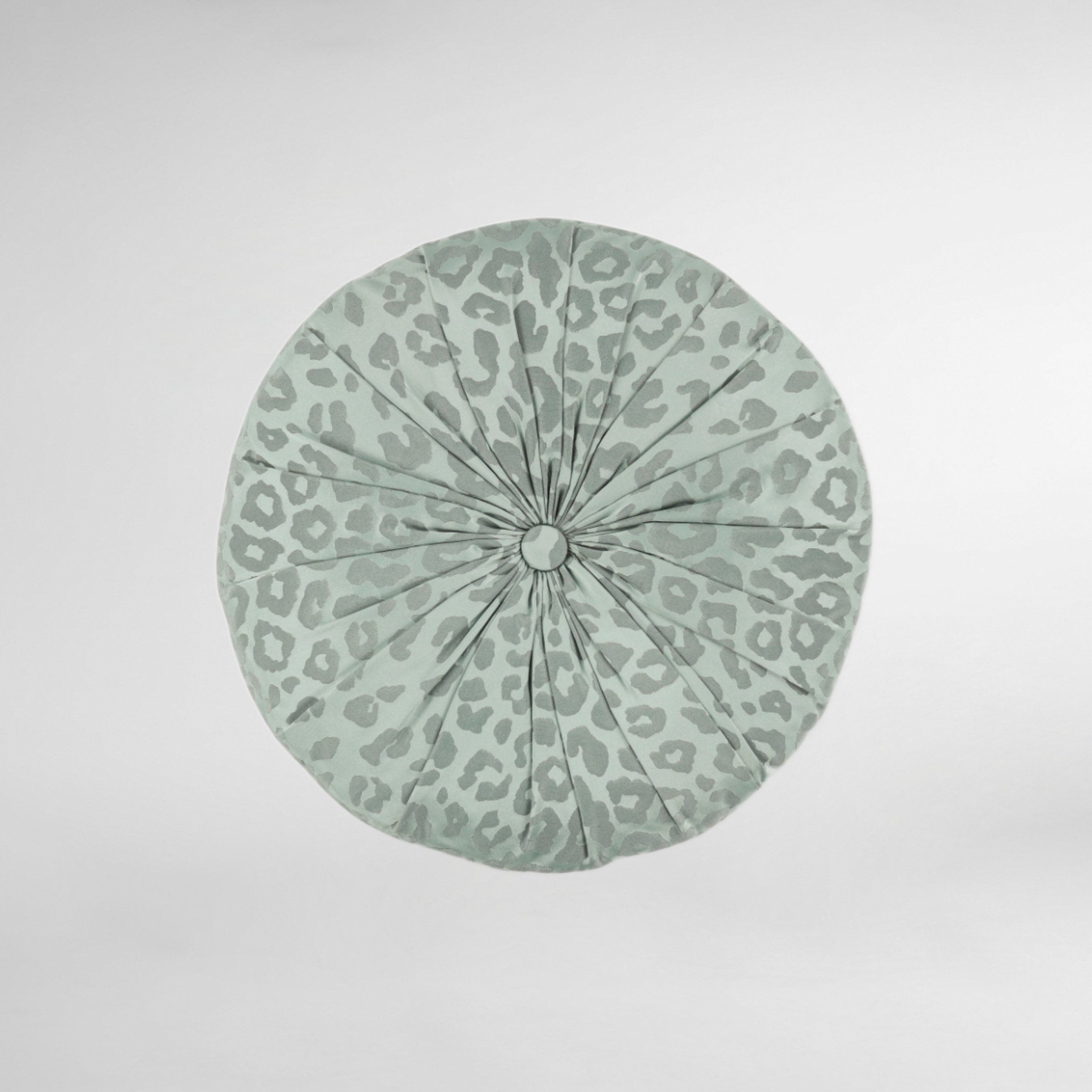 Saskia Circular Blue Haze Luxury Designer Cushion - Temperley London