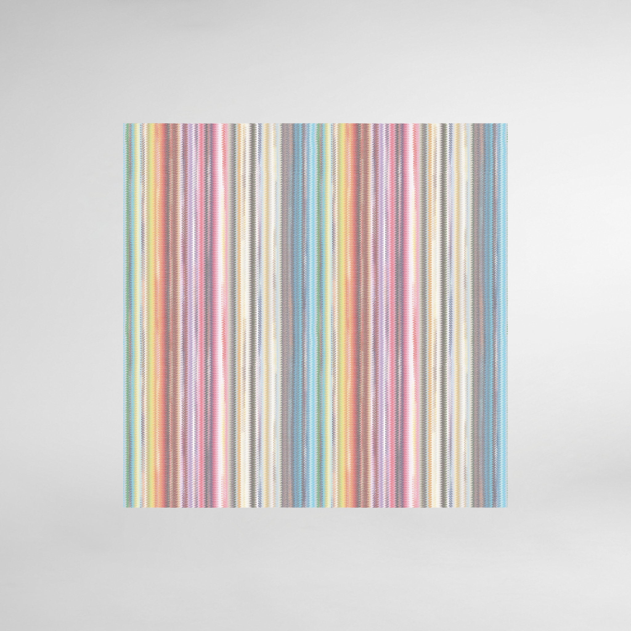 Luxury Designer Striped Sunset Wallpaper by Missoni