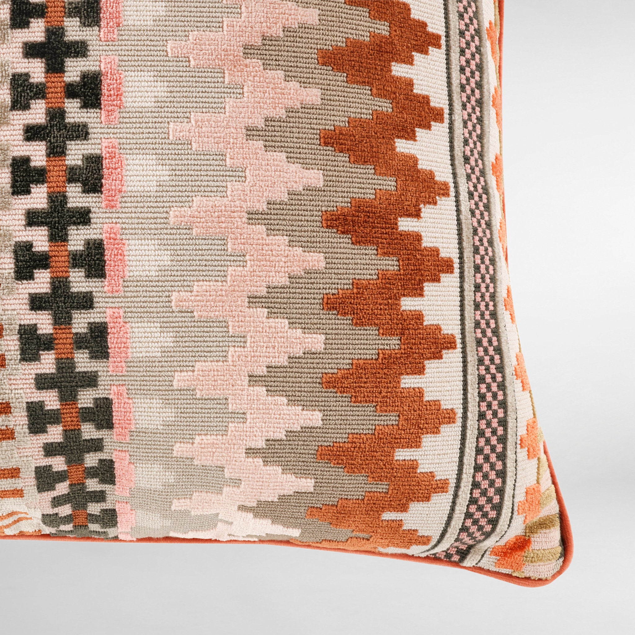 Talulah Sienna Luxury Designer Cushion - Temperley London