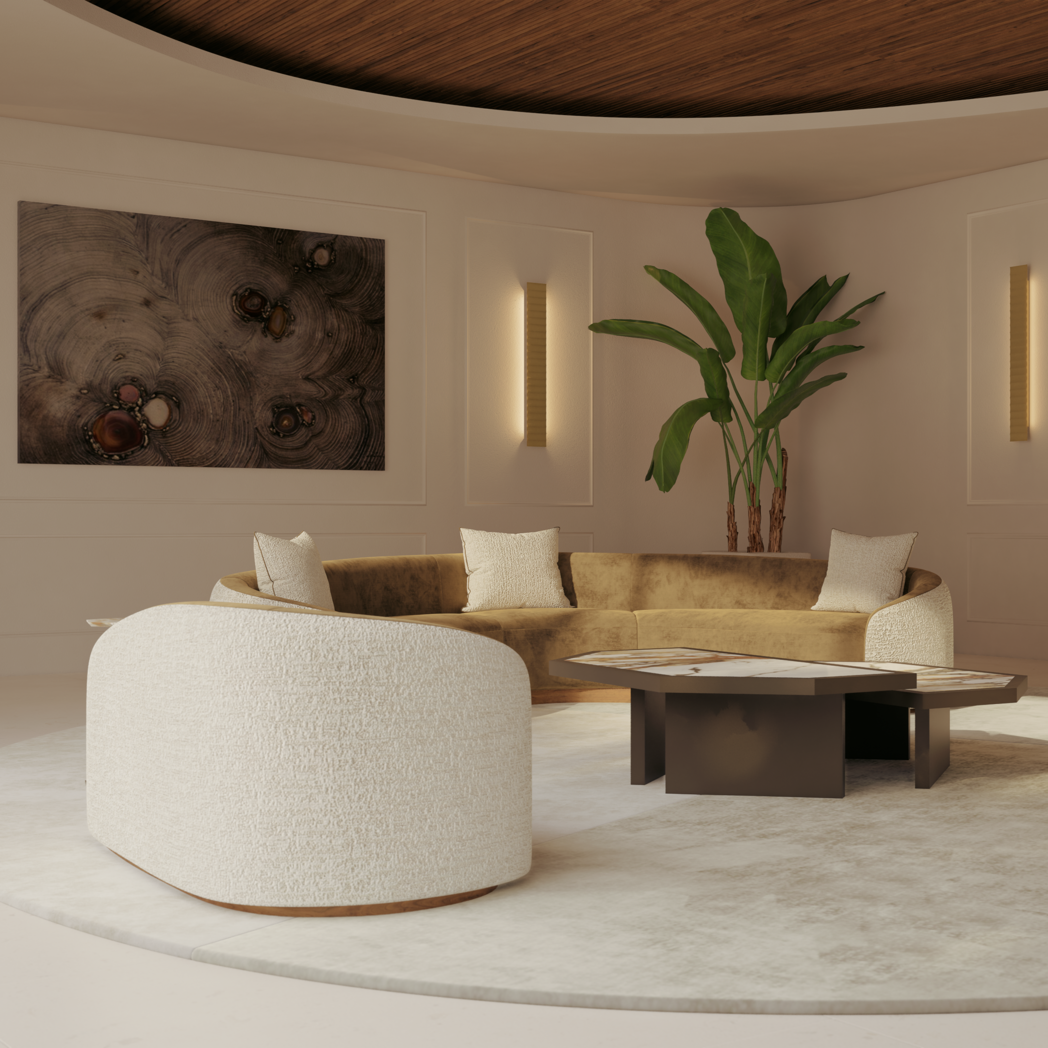 Hug Curved Open Extra Large 450cm - Peter Staunton Design Studio