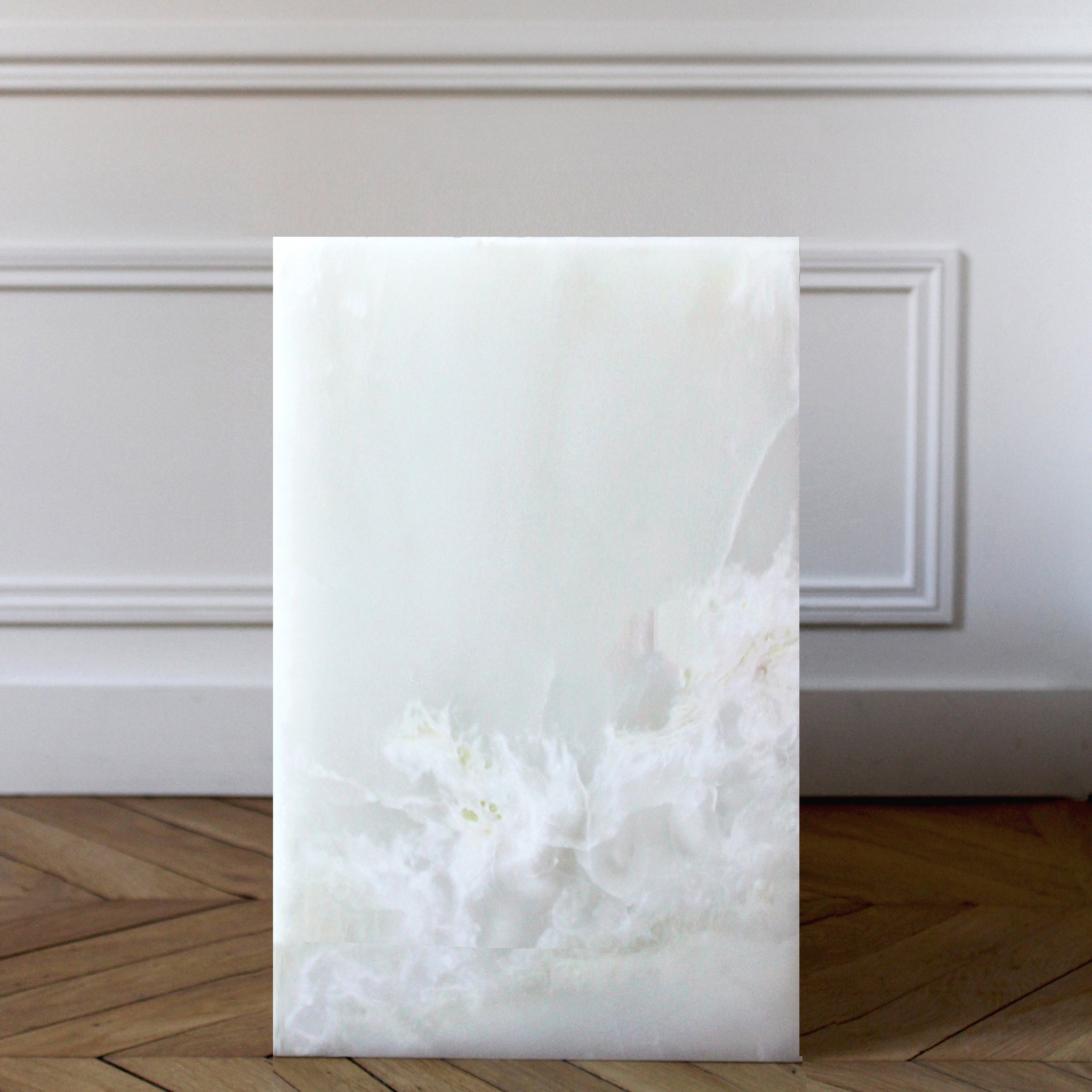 White Luxury Designer Onyx Plinth