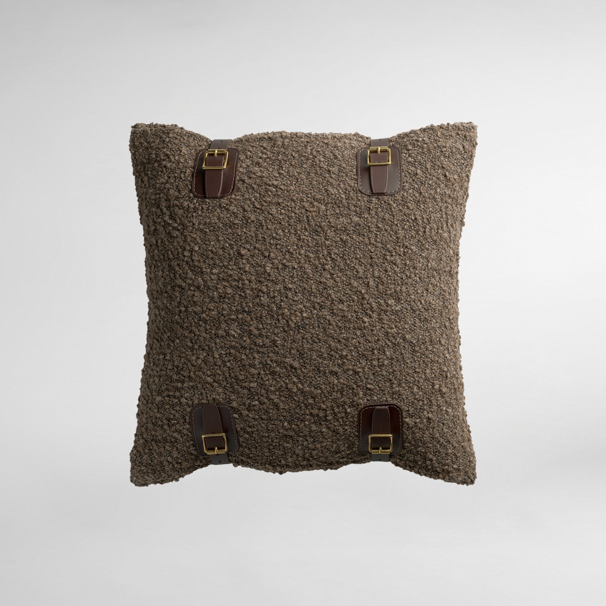 Attenborough Buckle Cushion - Hyena | Luxury Cushion | Designer Cushion