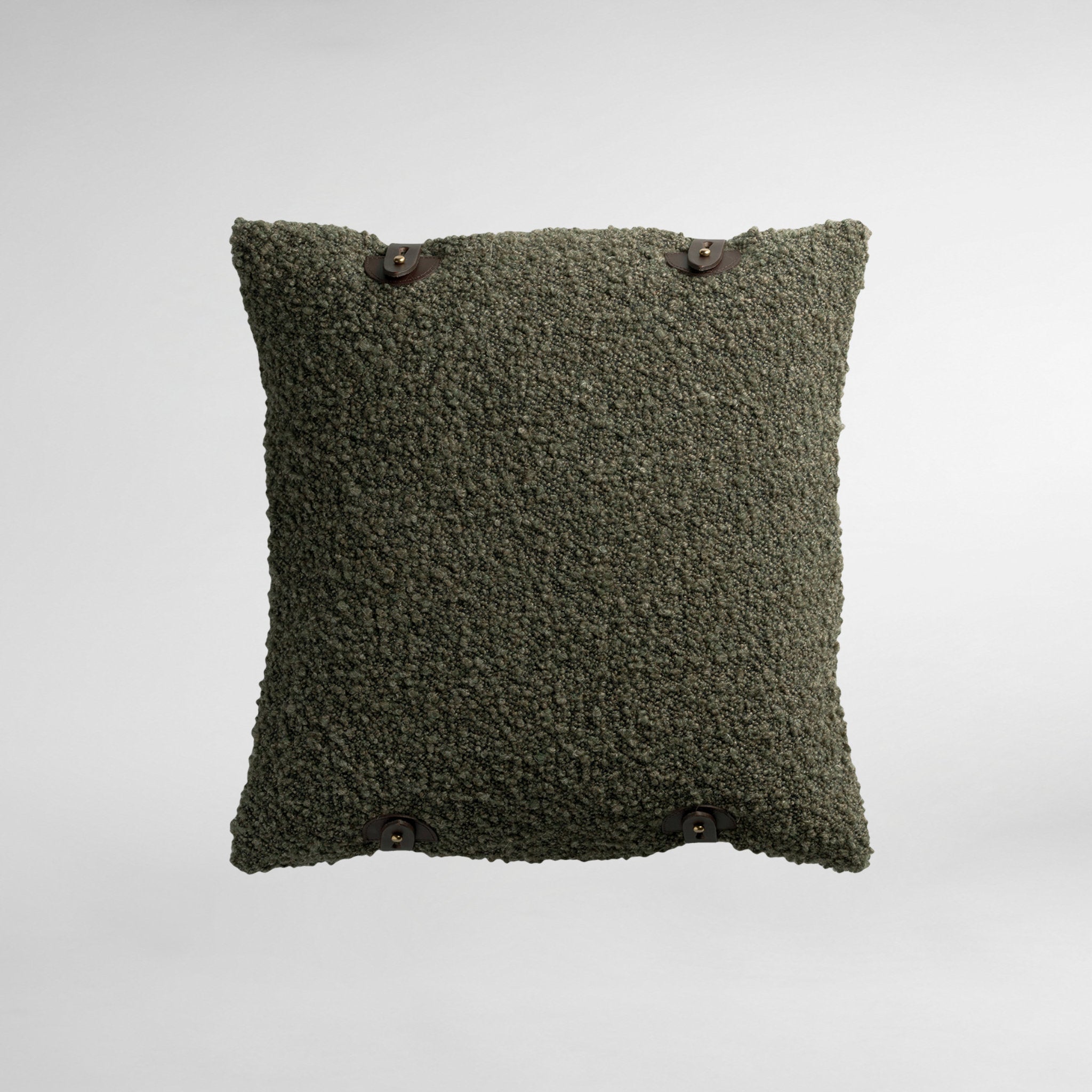 Attenborough Buckle Cushion - Swamp