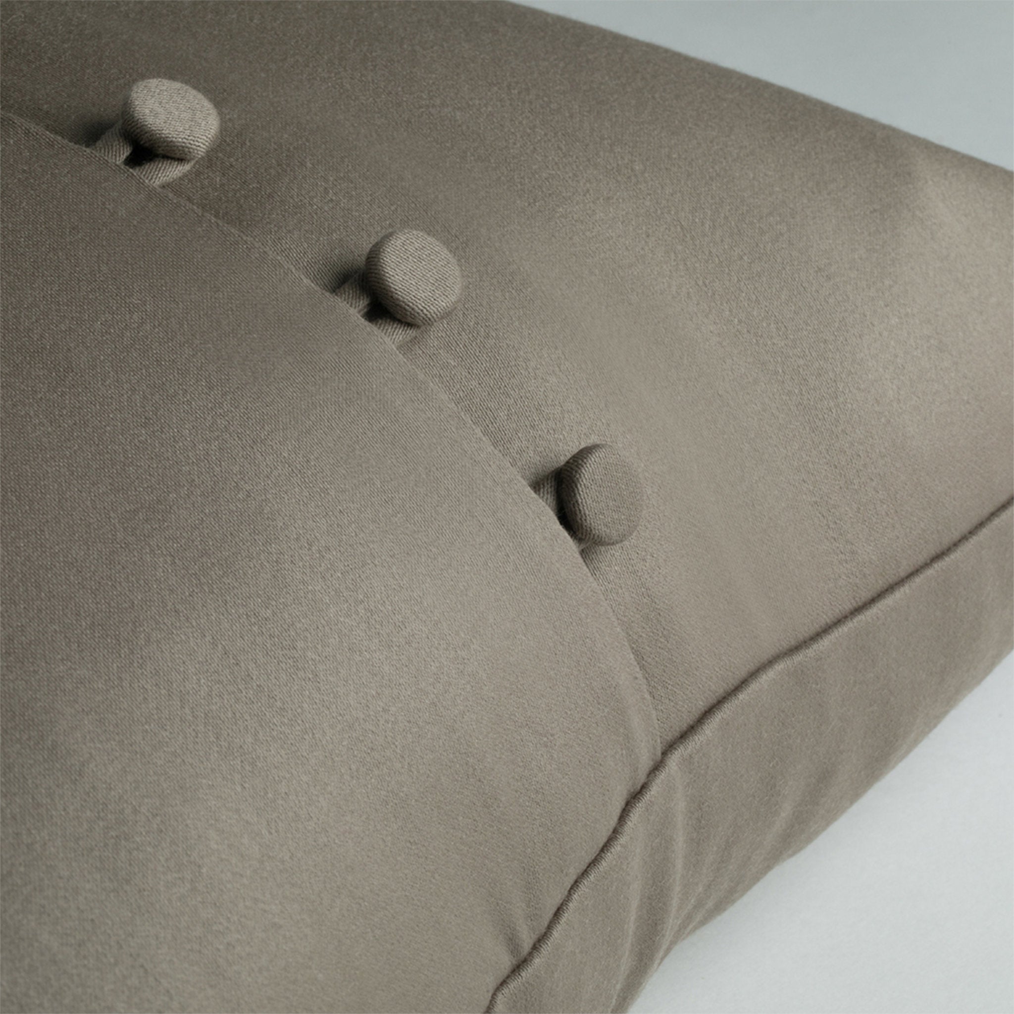 Clubhouse Luxury Designer Cushion With Button Detail - Strand