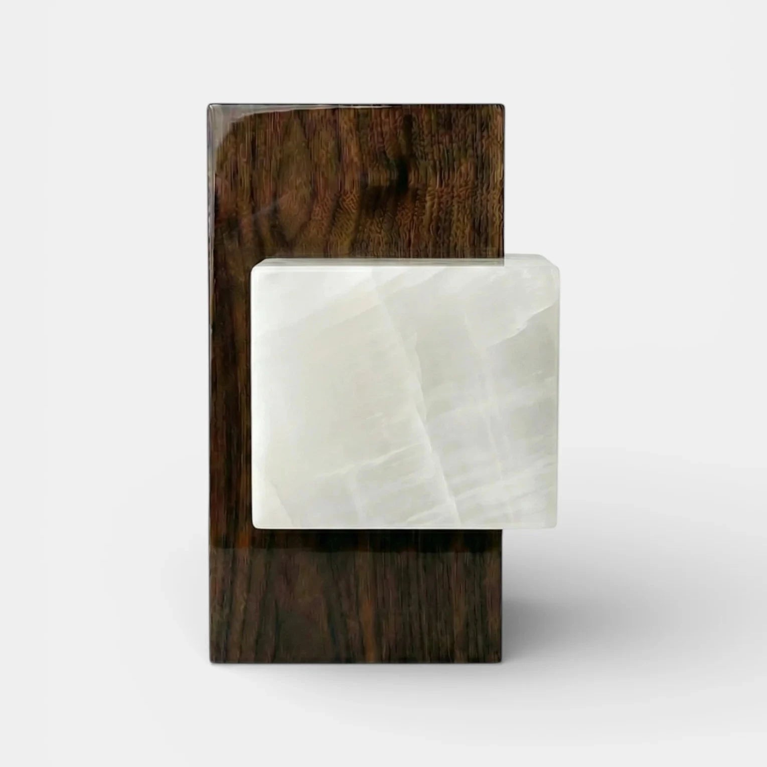 Ella Wood And White Onyx