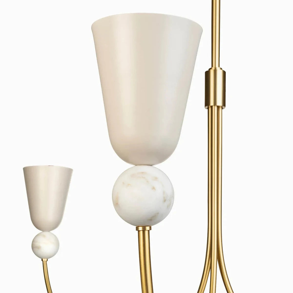 Grayson 3 Arm Chandelier - Peter Staunton Design Studio