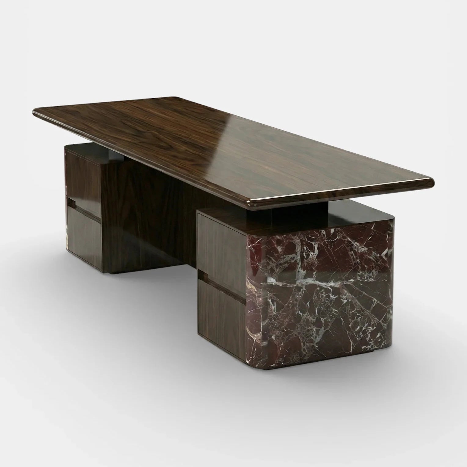 Holly Rosso Levanto And Wood Desk