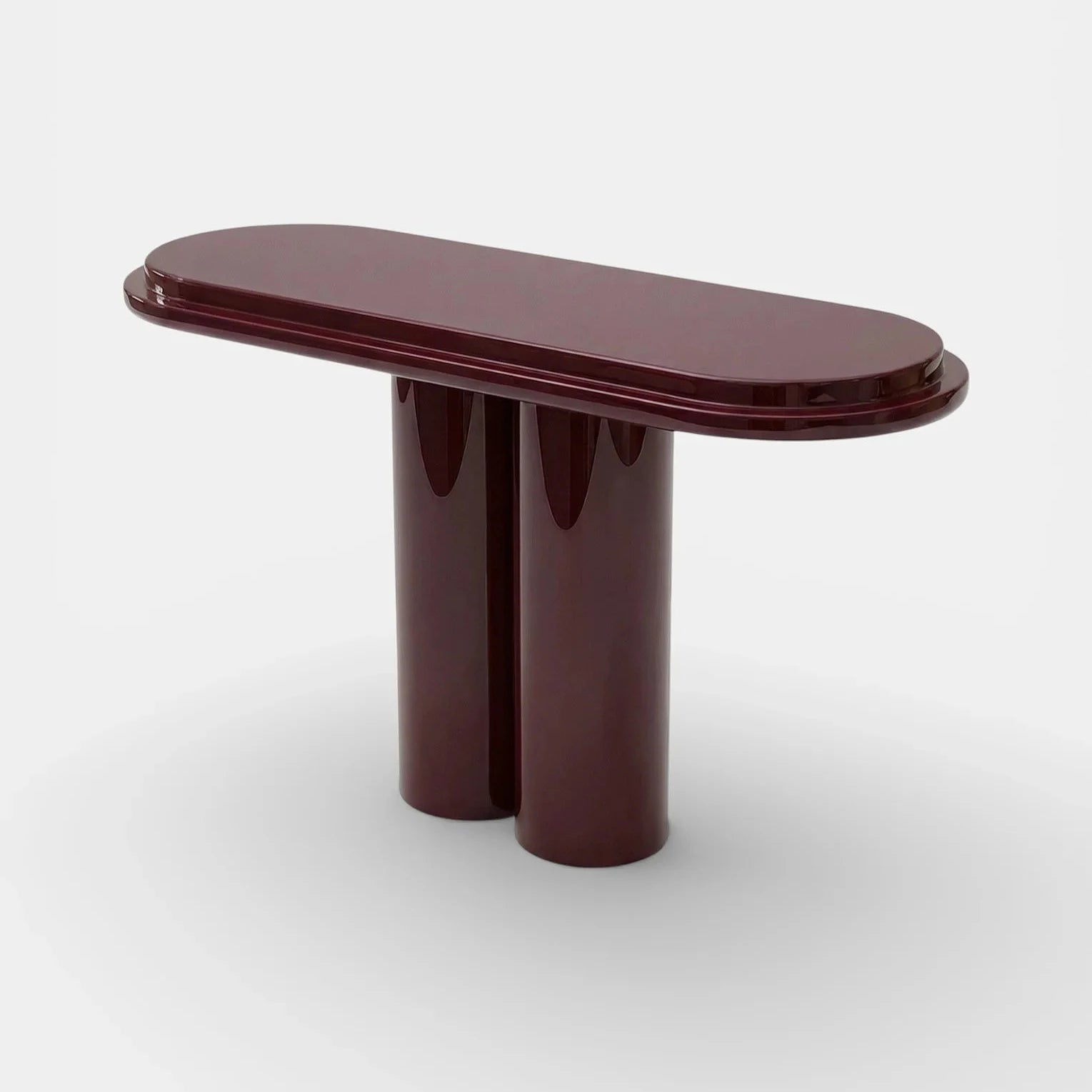 Ida Bordeaux Lacquered Console