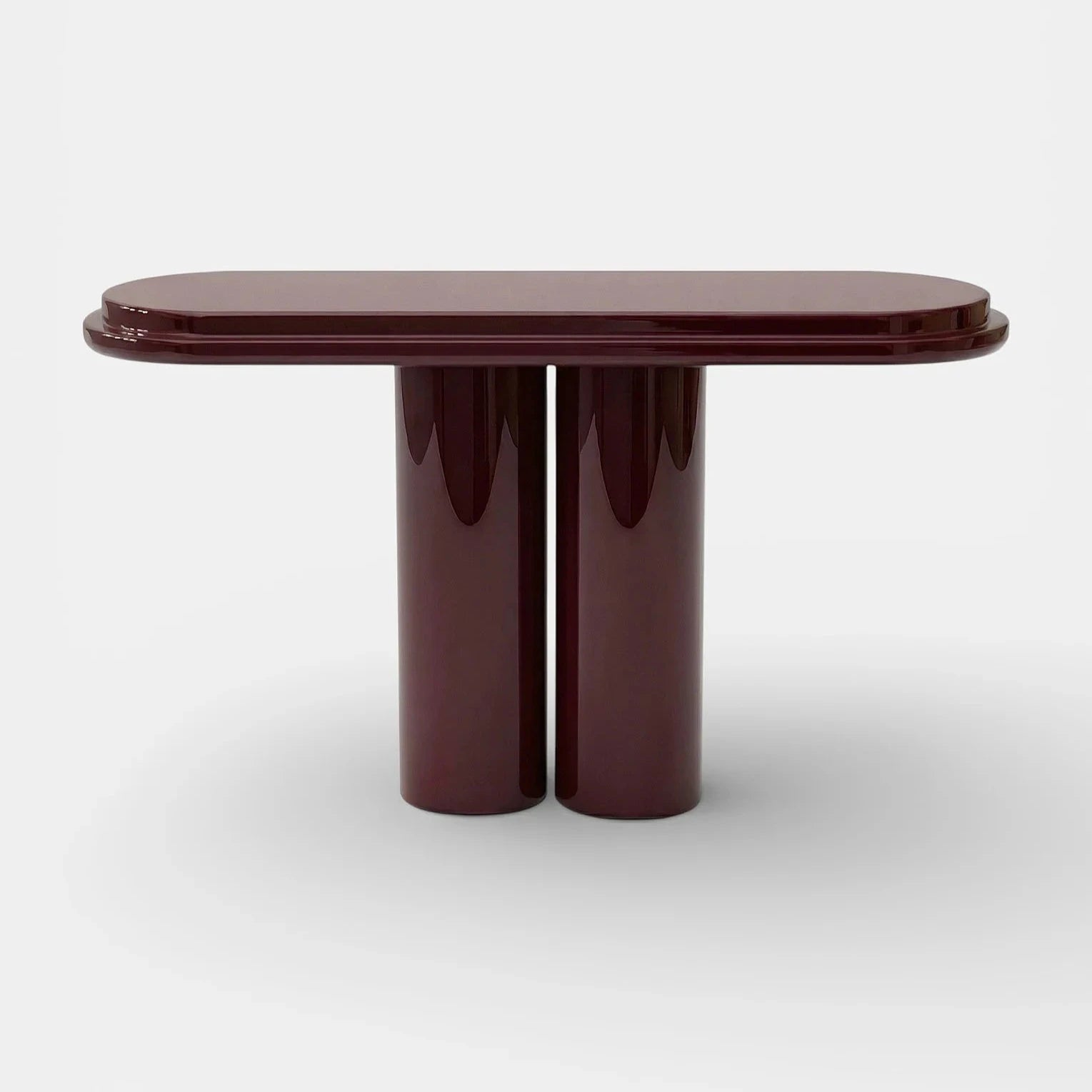 Ida Bordeaux Lacquered Console