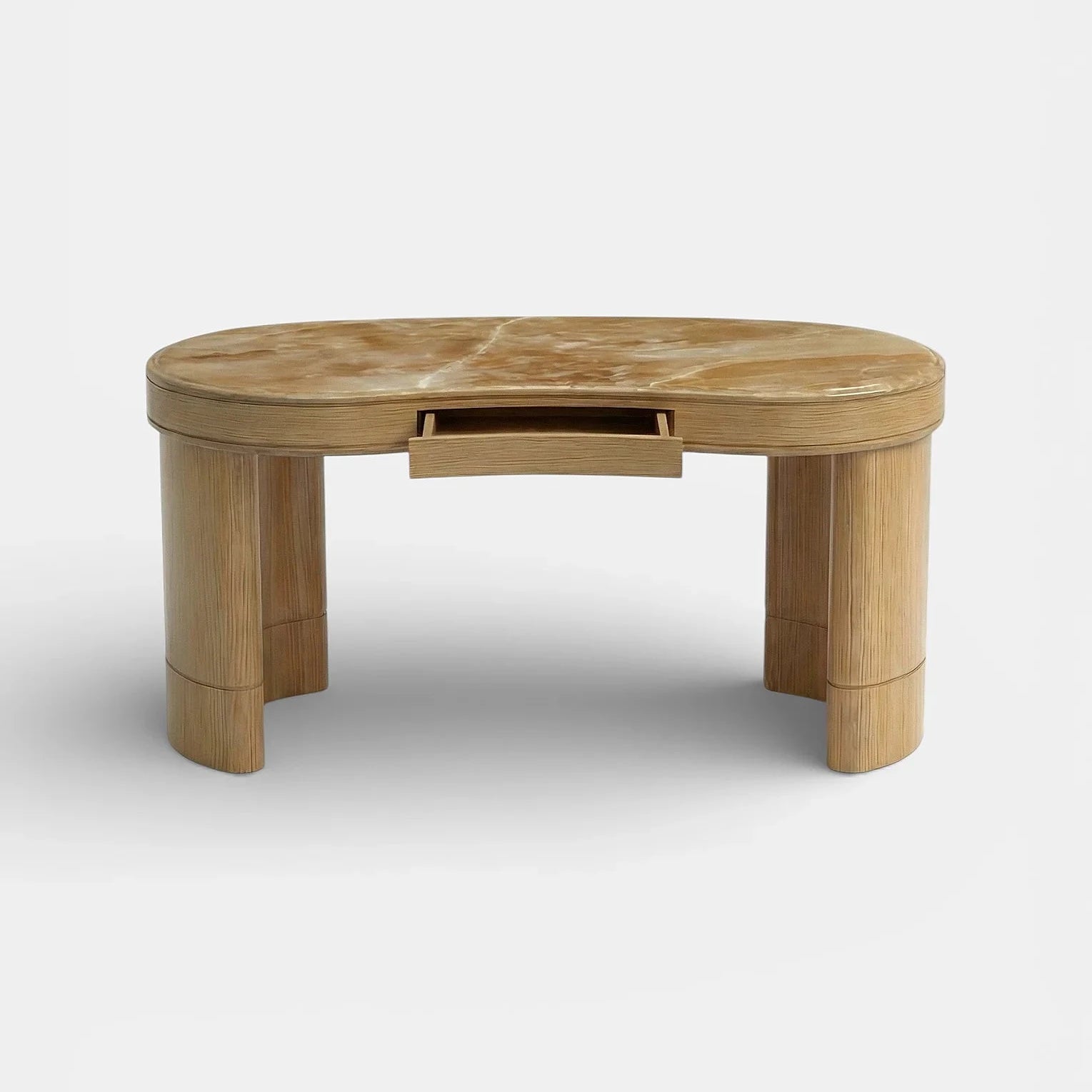 Nicola Oak And Honey Onyx Desk